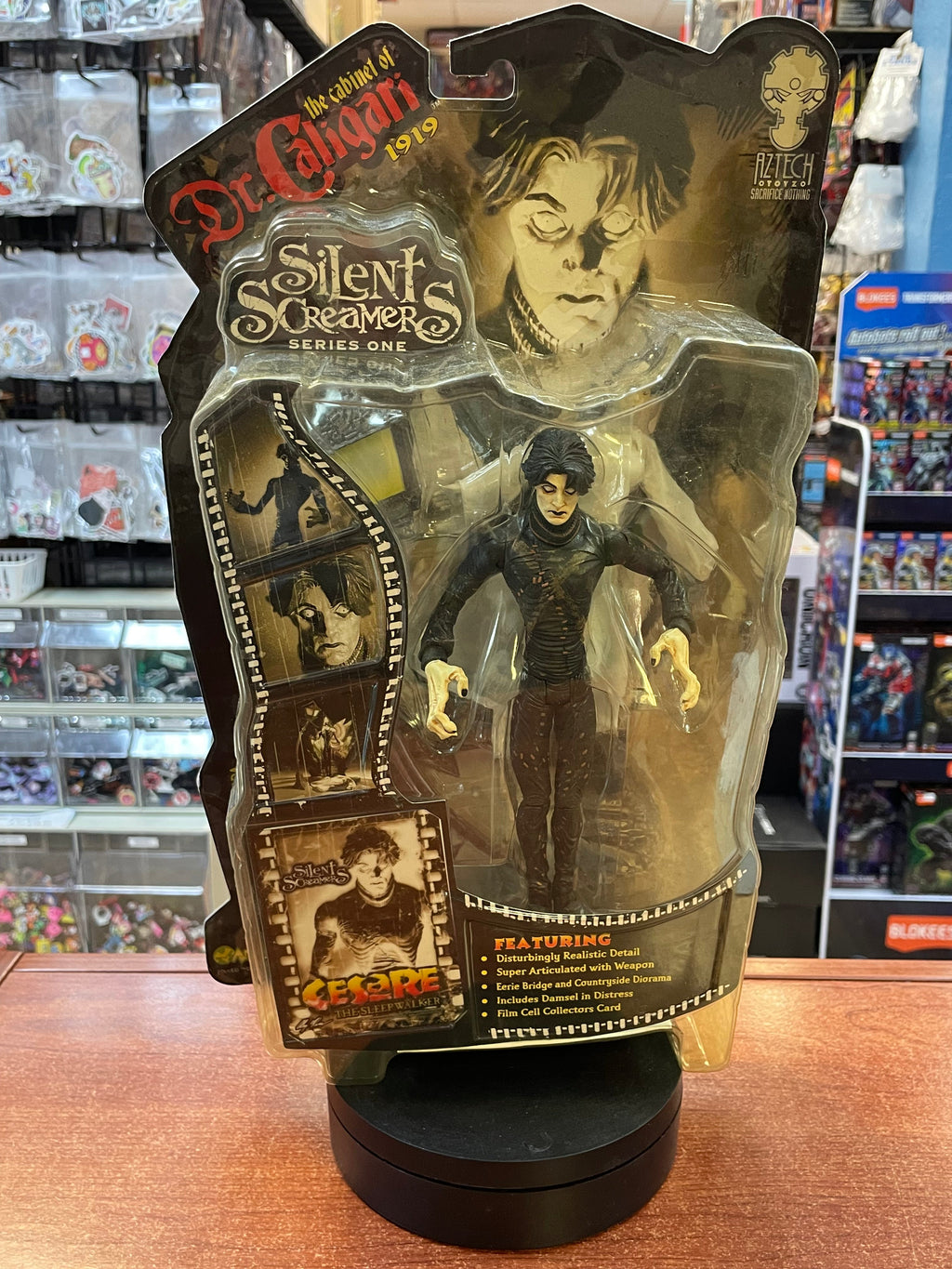 Cesare the Sleep Walker (Silent Screamers, Aztech Toyz) SEALED product image 4, provided for visual reference and product