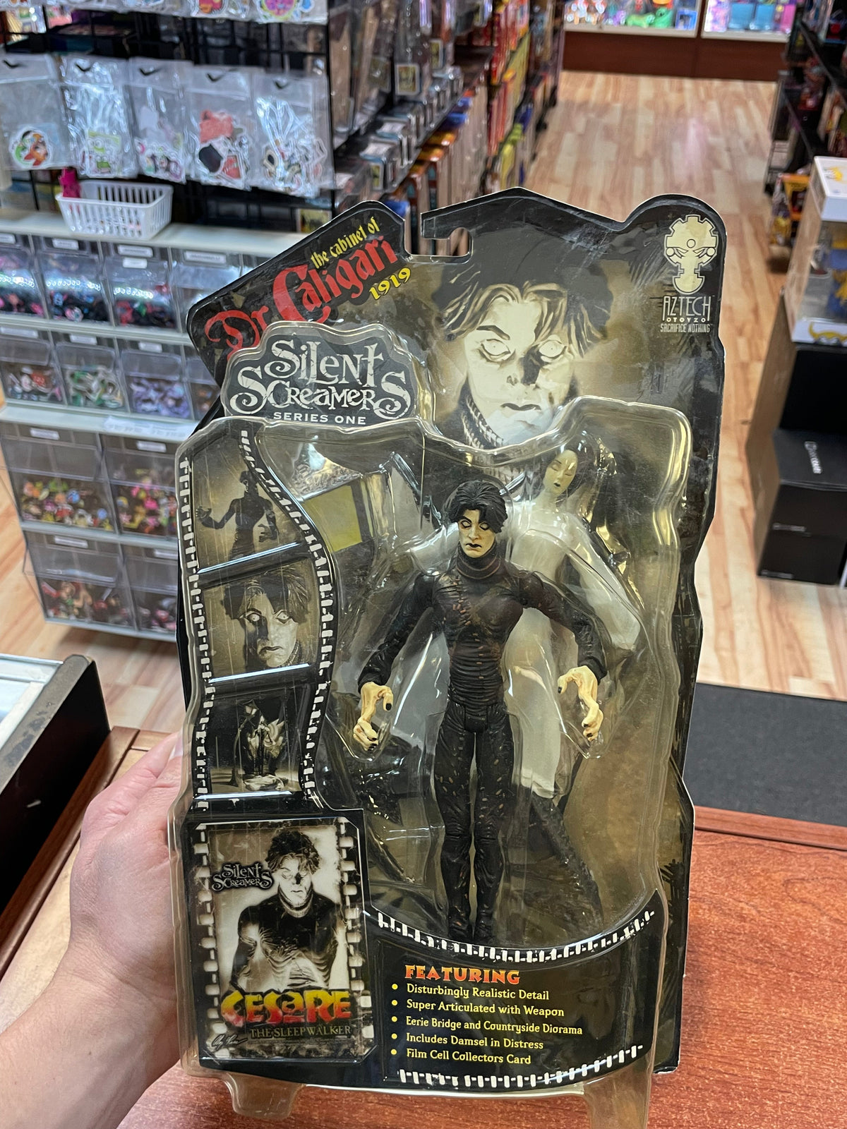Cesare the Sleep Walker (Silent Screamers, Aztech Toyz) SEALED product image 2, provided for visual reference and product