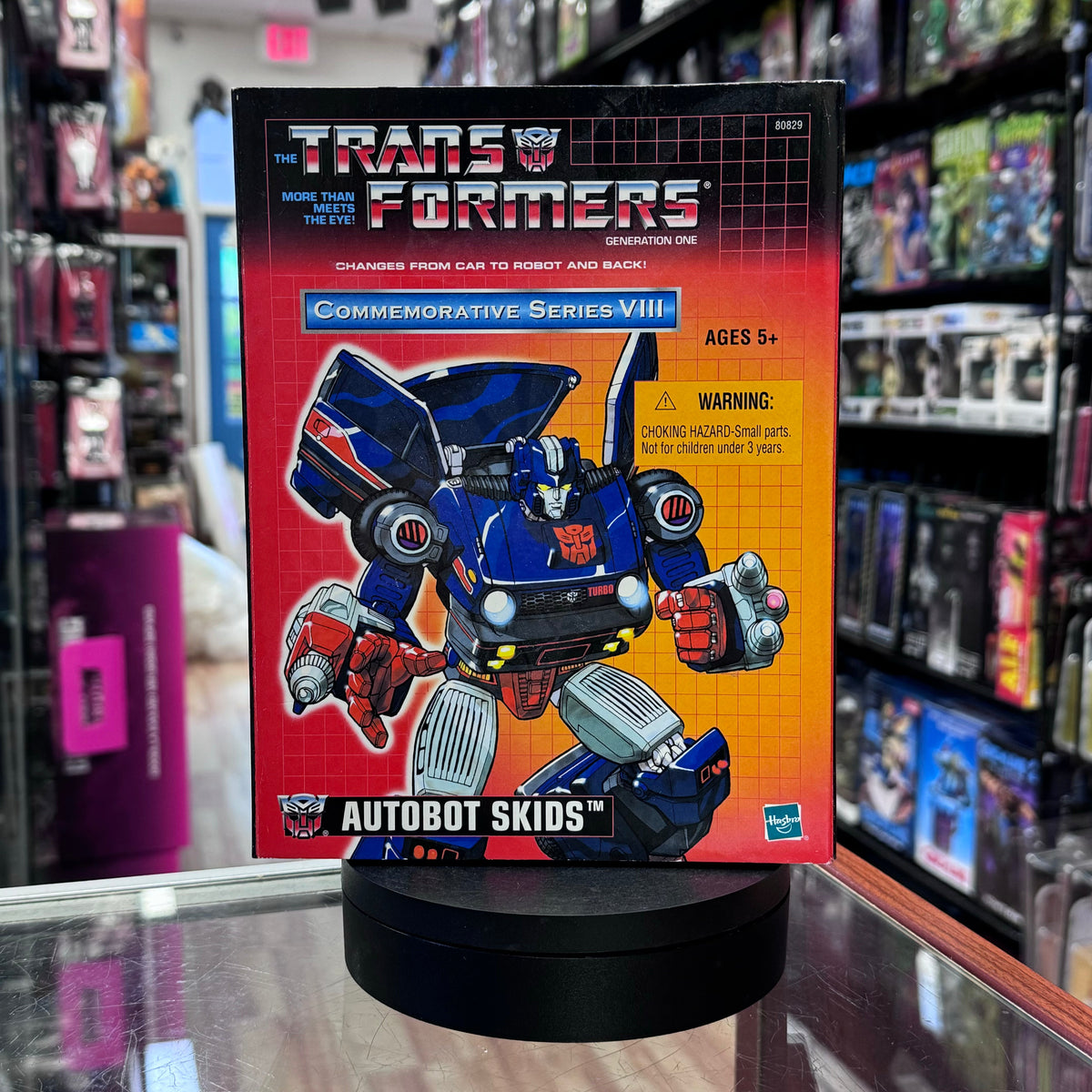 Skids G1 Commemorative Series VIII (Transformers, Hasbro) Sealed product image 1, provided for visual reference and product