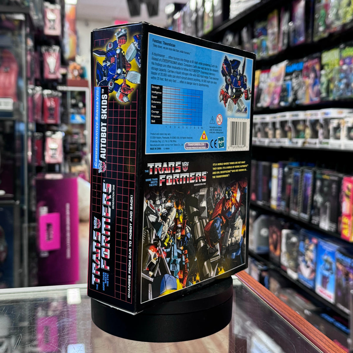 Skids G1 Commemorative Series VIII (Transformers, Hasbro) Sealed product image 3, provided for visual reference and product