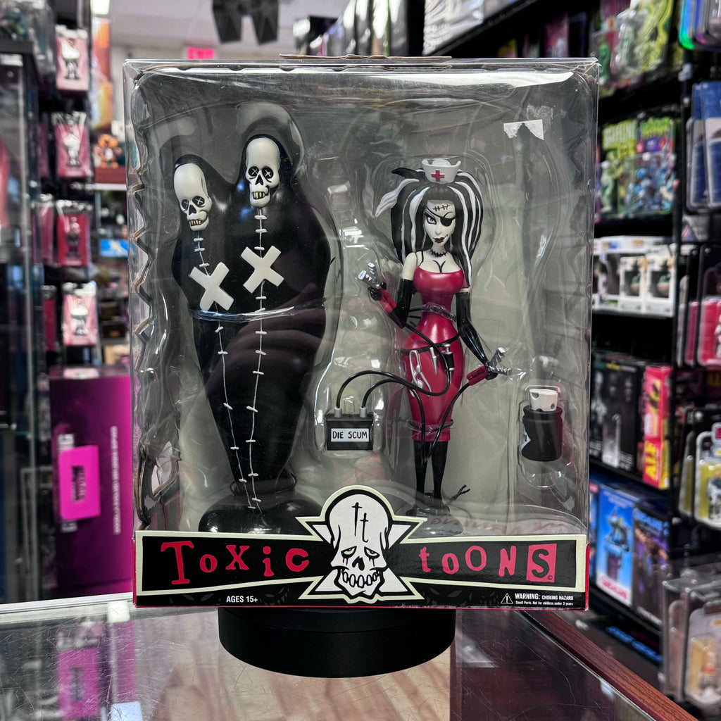 Body Bag Brothers & Miss Cery 7784 (Toxic Toons, Mezco) Sealed product image 1, provided for visual reference and product
