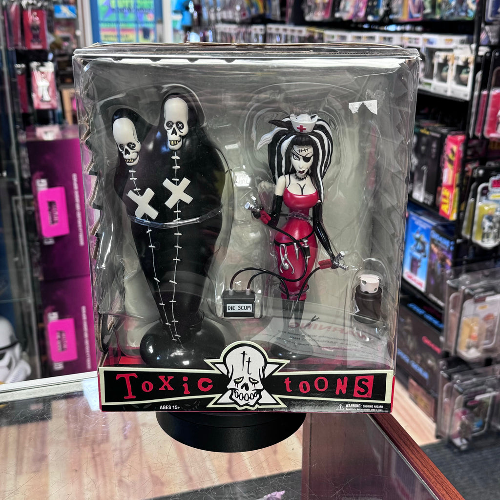 Body Bag Brothers & Miss Cery 7784 (Toxic Toons, Mezco) Sealed product image 2, provided for visual reference and product
