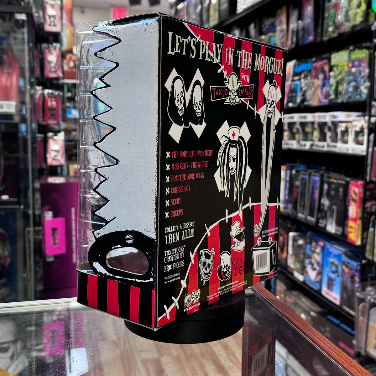 Body Bag Brothers & Miss Cery 7784 (Toxic Toons, Mezco) Sealed product image 5, provided for visual reference and product