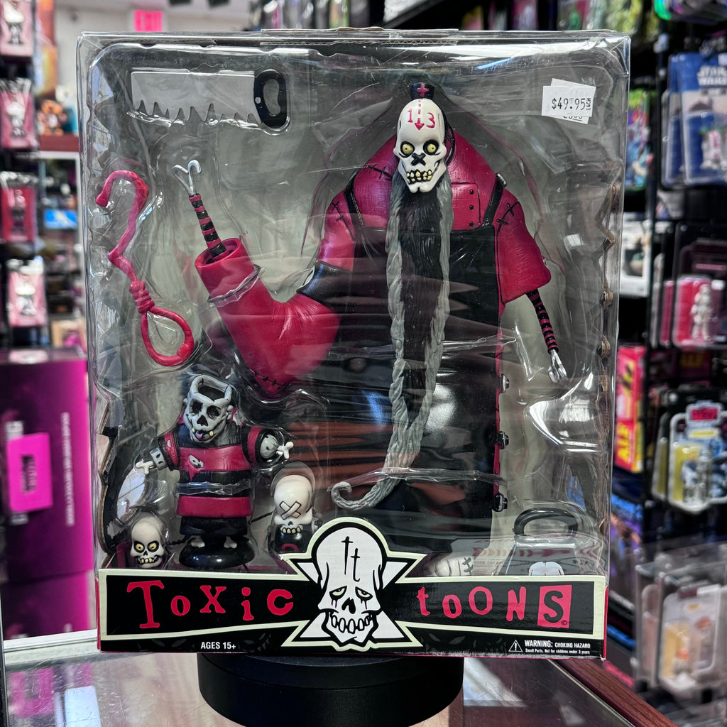 Pox The Mortician & Corpse Boy (Toxic Toons, Mezco) Sealed product image 1, provided for visual reference and product detail
