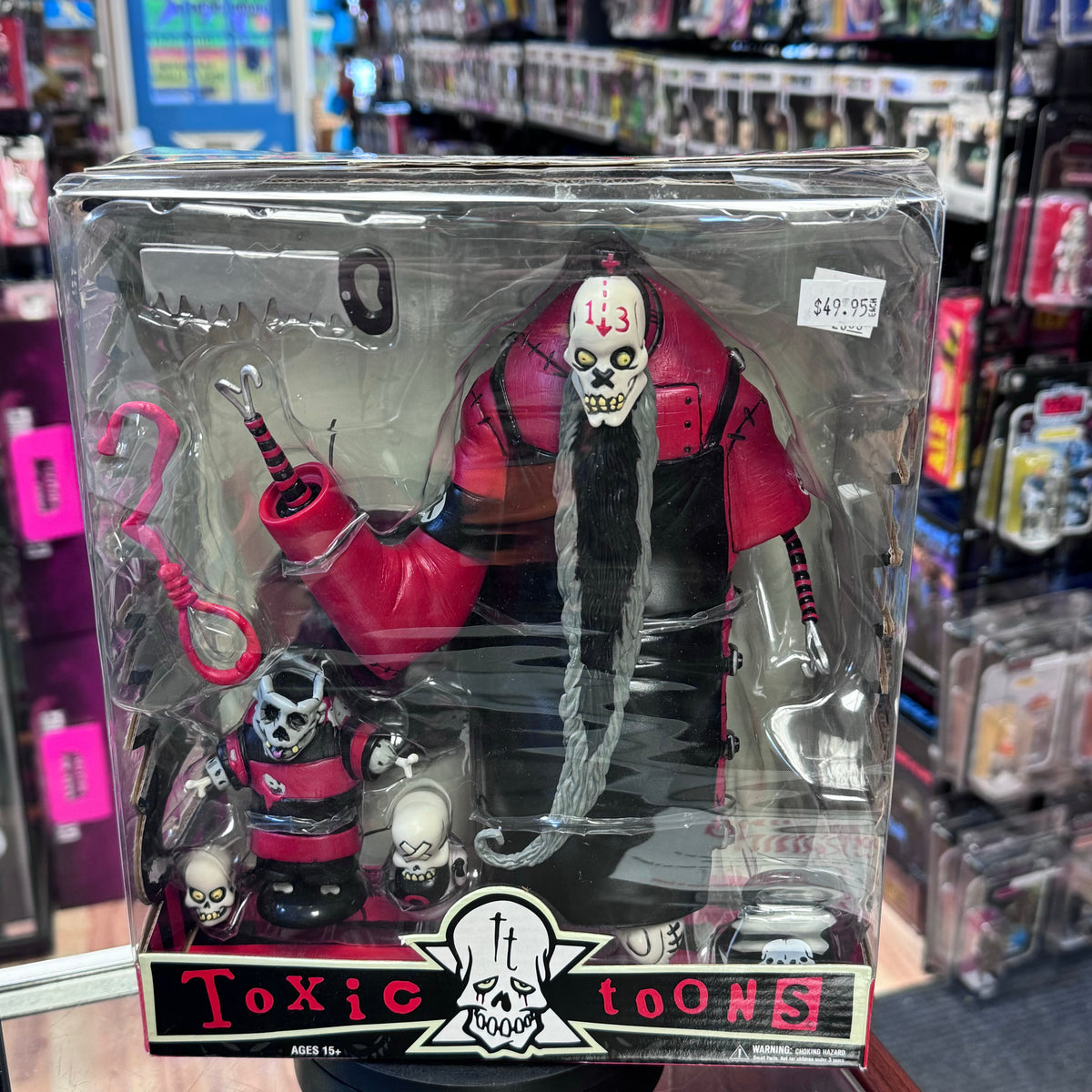 Pox The Mortician & Corpse Boy (Toxic Toons, Mezco) Sealed product image 2, provided for visual reference and product detail
