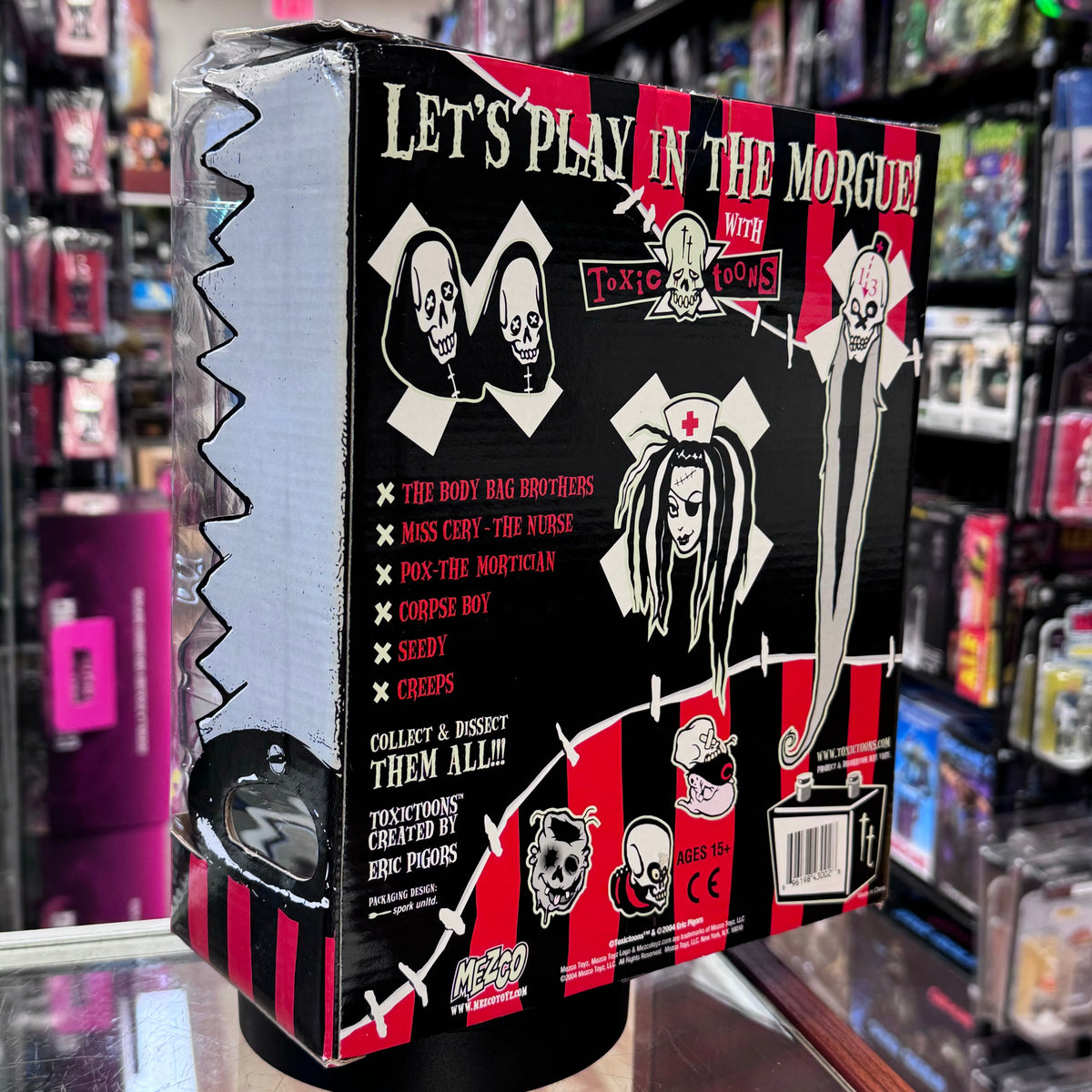 Pox The Mortician & Corpse Boy (Toxic Toons, Mezco) Sealed product image 4, provided for visual reference and product detail