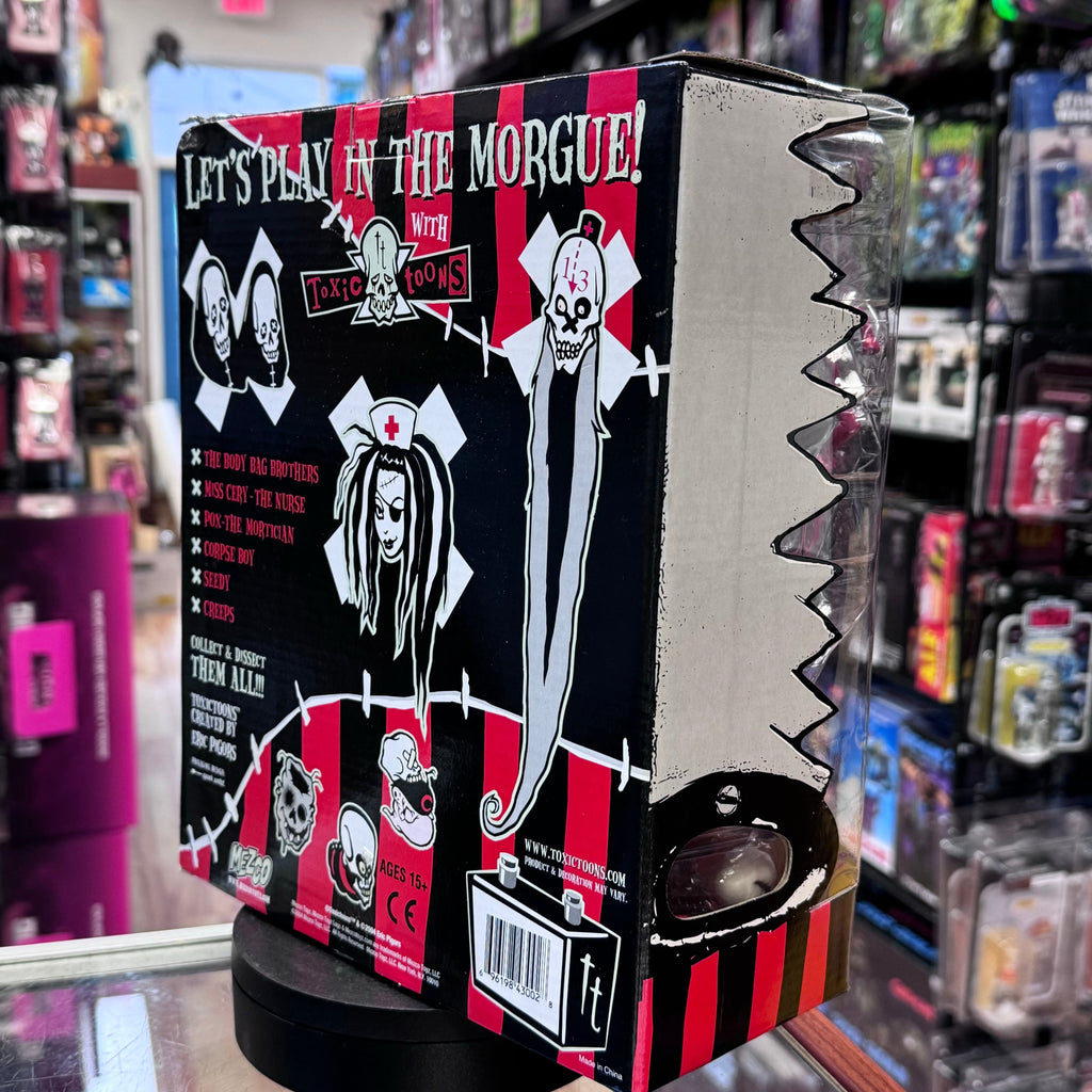 Pox The Mortician & Corpse Boy (Toxic Toons, Mezco) Sealed product image 5, provided for visual reference and product detail