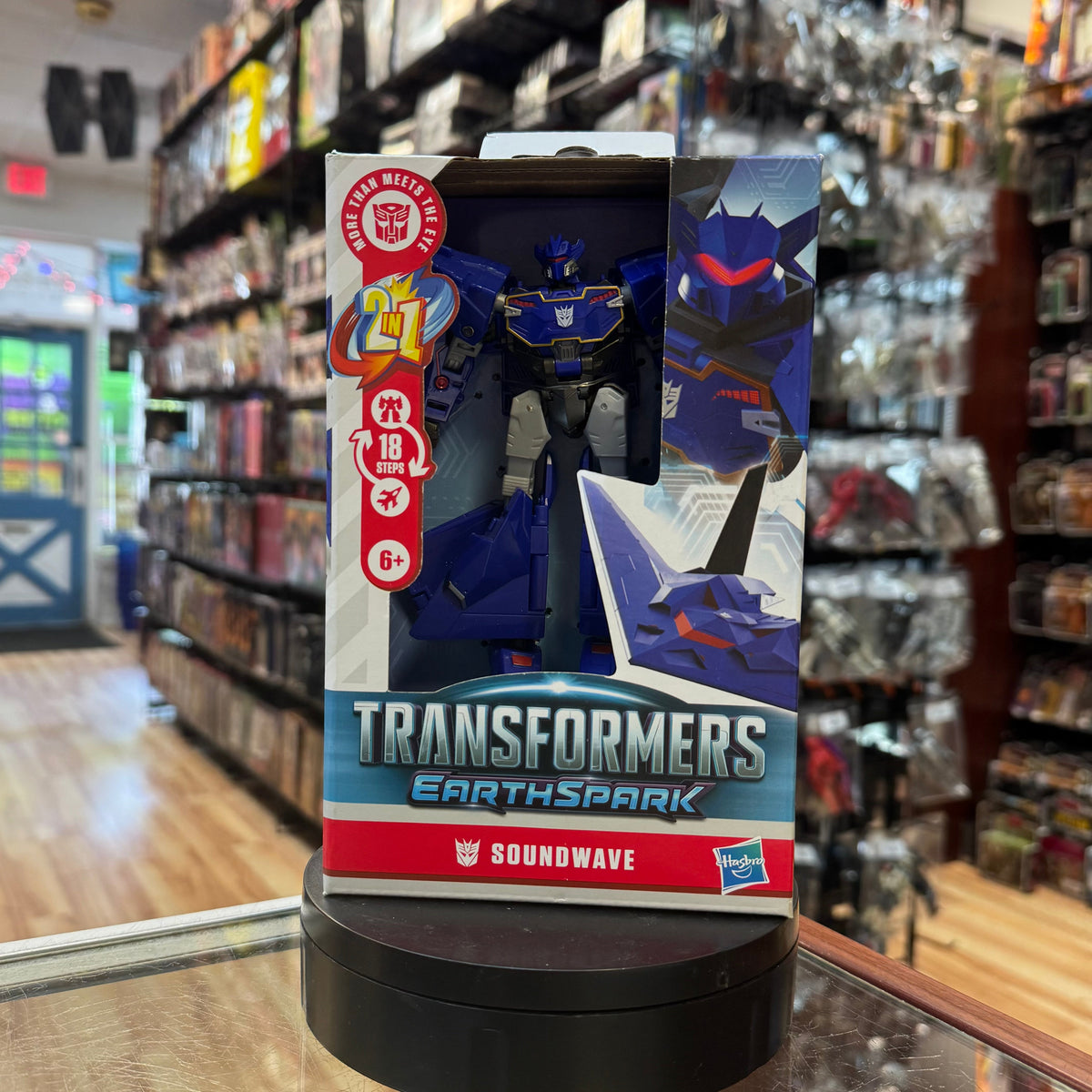 Soundwave Deluxe Class (Transformers Earth Spark Hasbro) *SEALED* product image 1, provided for visual reference and product