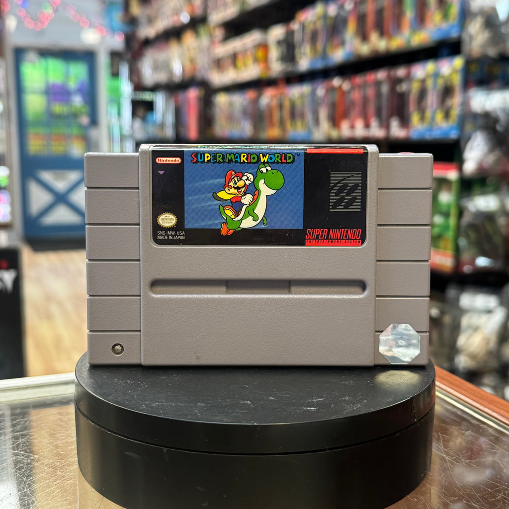 Super Mario World (Nintendo SNES, Video Games) Tested Working product image 1, provided for visual reference and product