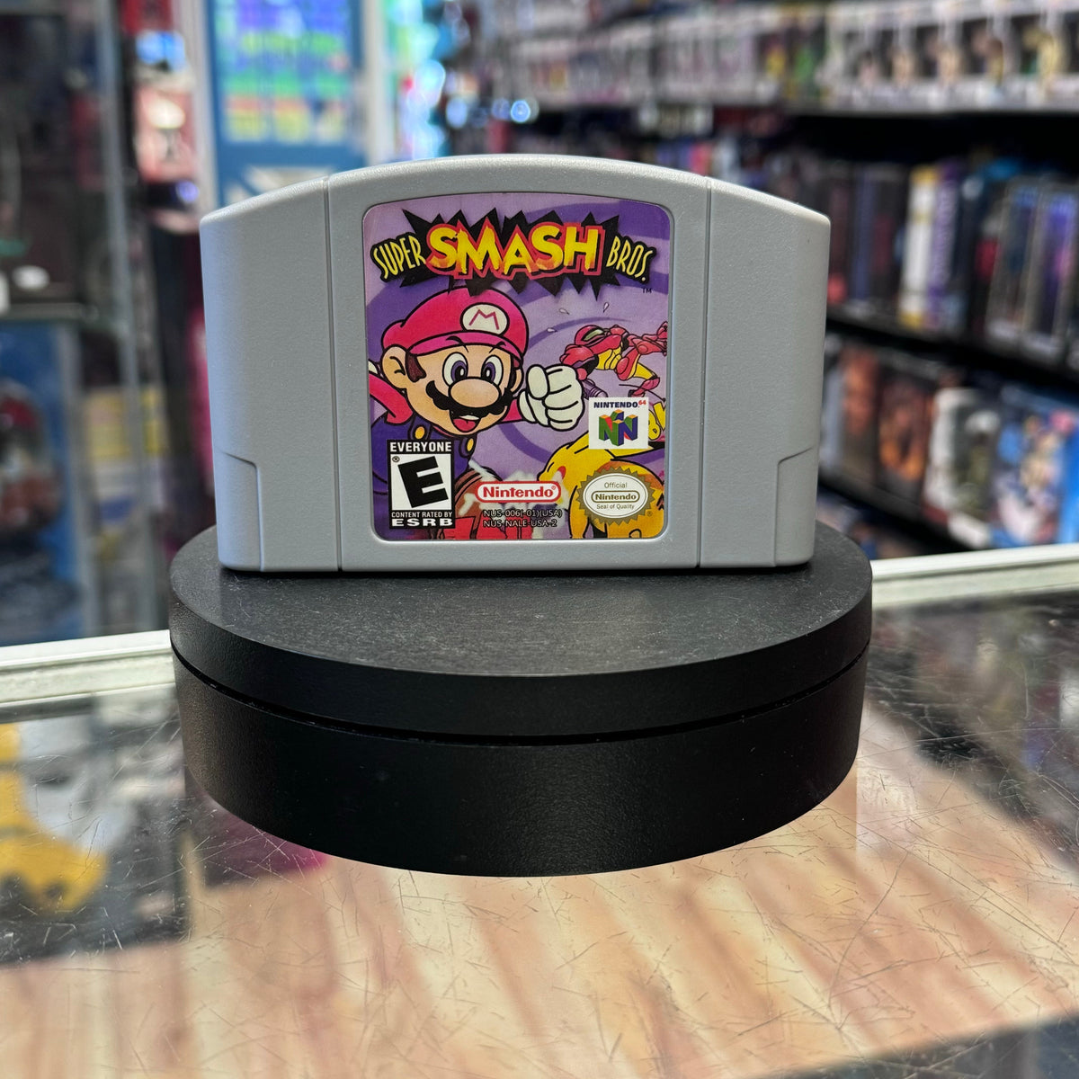 Super Smash Bros N64 7825 (Hal Laboratory, Nintendo) **TESTED** product image 1, provided for visual reference and product
