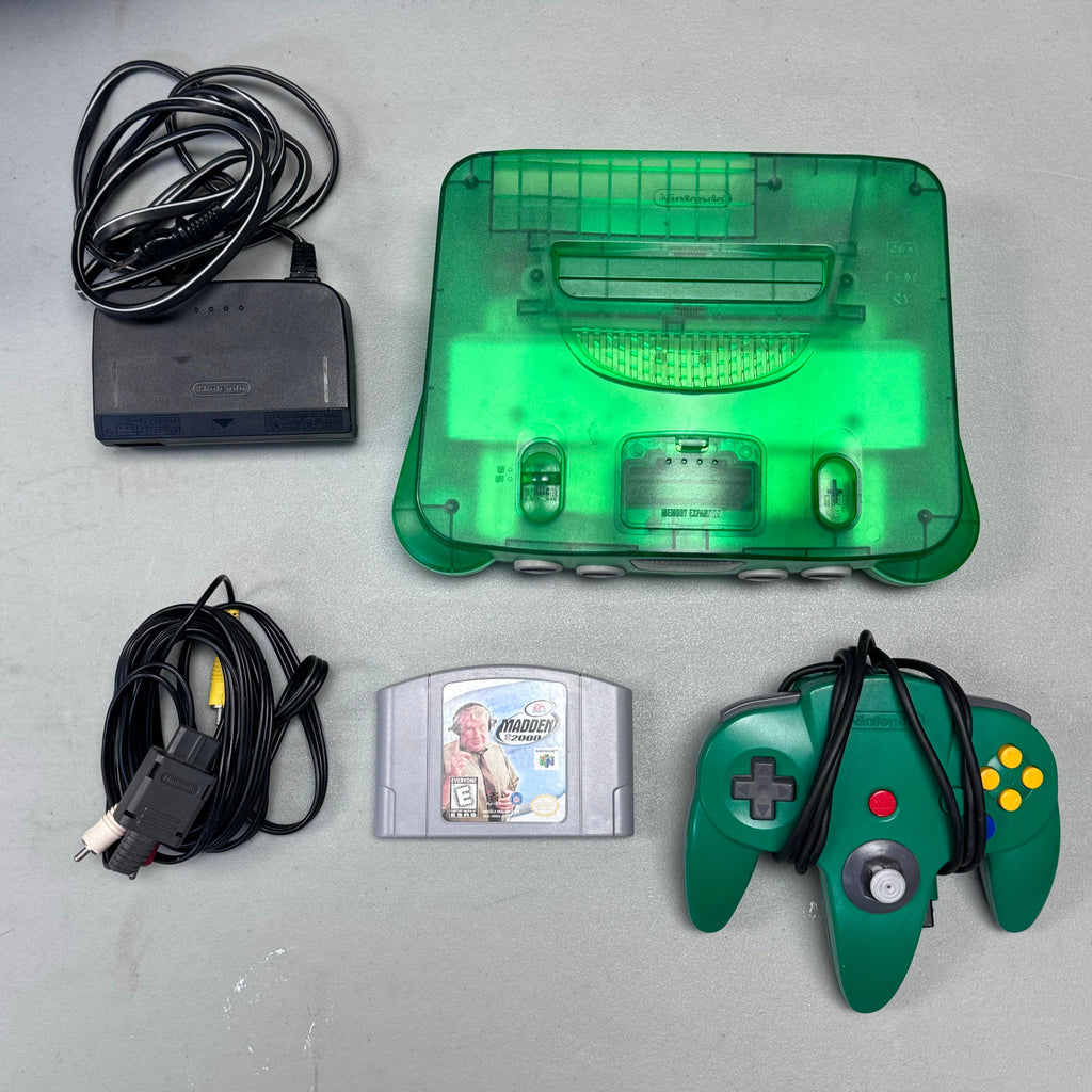 Nintendo 64 Jungle Green 7828 (Nintendo, Gaming Console) **TESTED** product image 1, provided for visual reference and