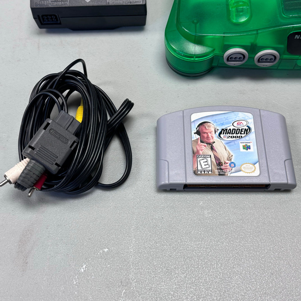 Nintendo 64 Jungle Green 7828 (Nintendo, Gaming Console) **TESTED** product image 2, provided for visual reference and