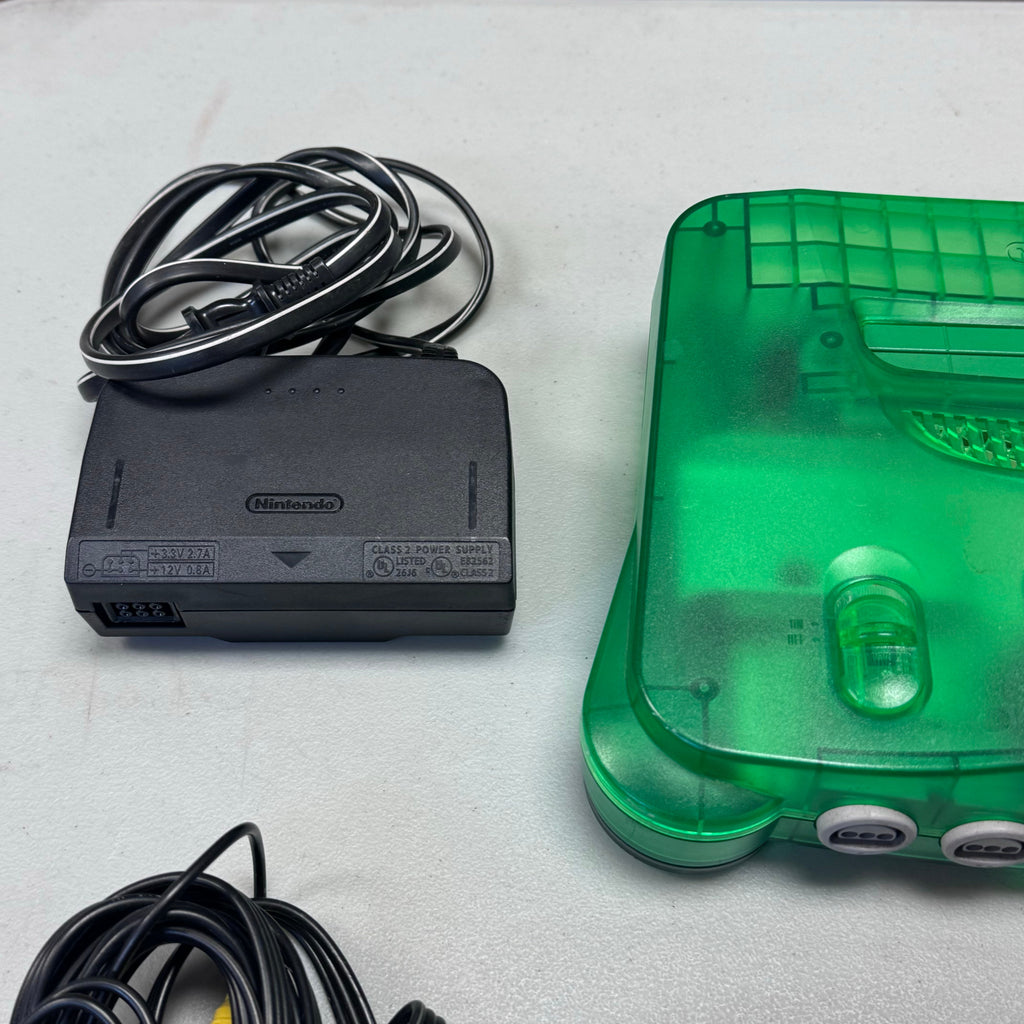 Nintendo 64 Jungle Green 7828 (Nintendo, Gaming Console) **TESTED** product image 3, provided for visual reference and