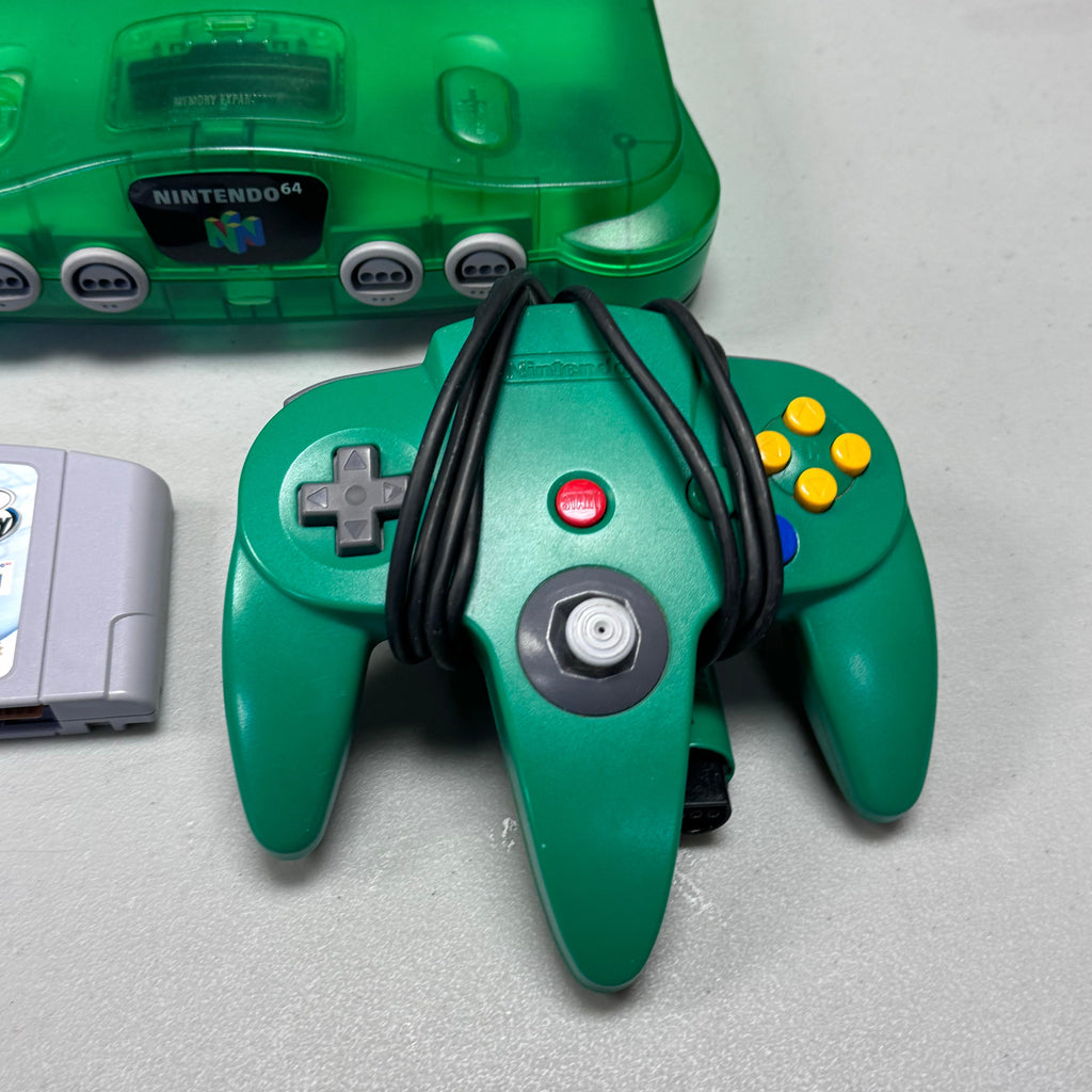 Nintendo 64 Jungle Green 7828 (Nintendo, Gaming Console) **TESTED** product image 4, provided for visual reference and