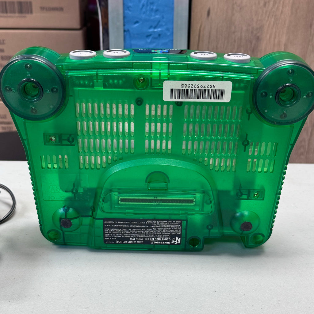 Nintendo 64 Jungle Green 7828 (Nintendo, Gaming Console) **TESTED** product image 6, provided for visual reference and