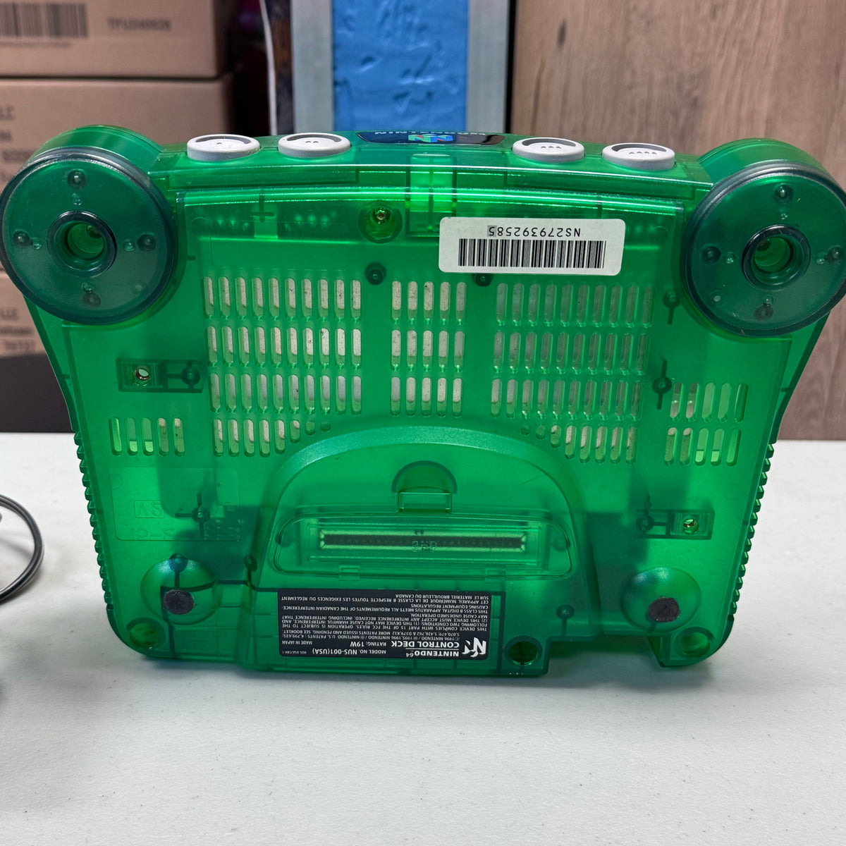 Nintendo 64 Jungle Green 7828 (Nintendo, Gaming Console) **TESTED** product image 6, provided for visual reference and