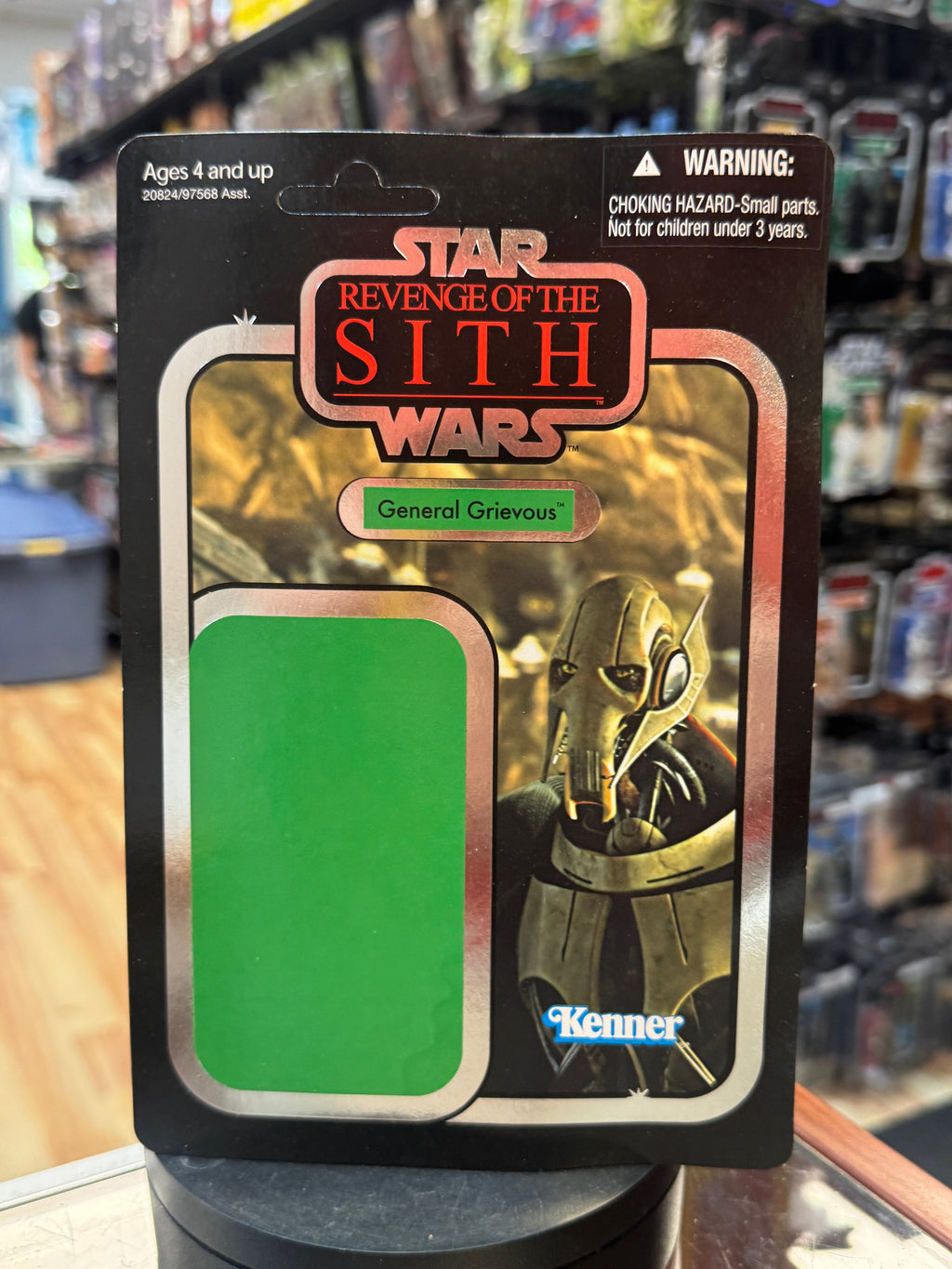 General Grievous Sith Proof Foil Card (Star Wars Vintage Collection, Hasbro) product image 11, provided for visual reference