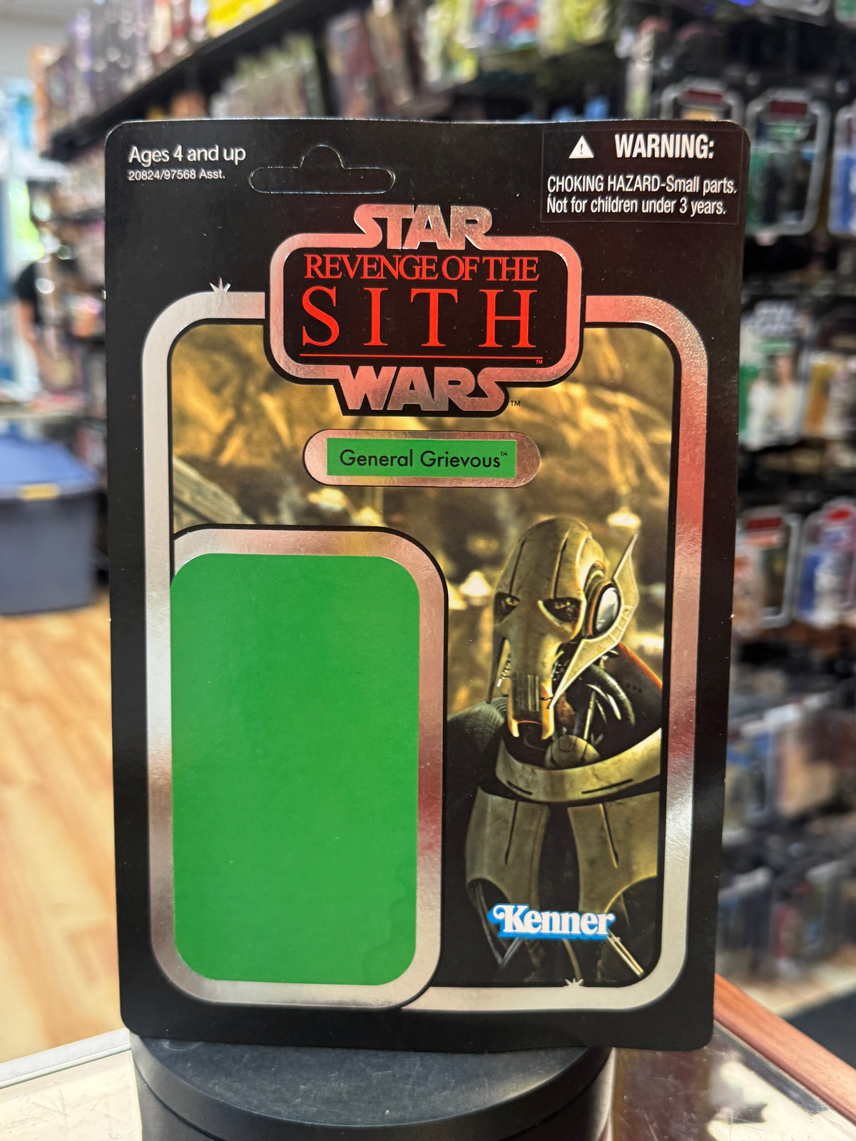General Grievous Sith Proof Foil Card (Star Wars Vintage Collection, Hasbro) product image 11, provided for visual reference