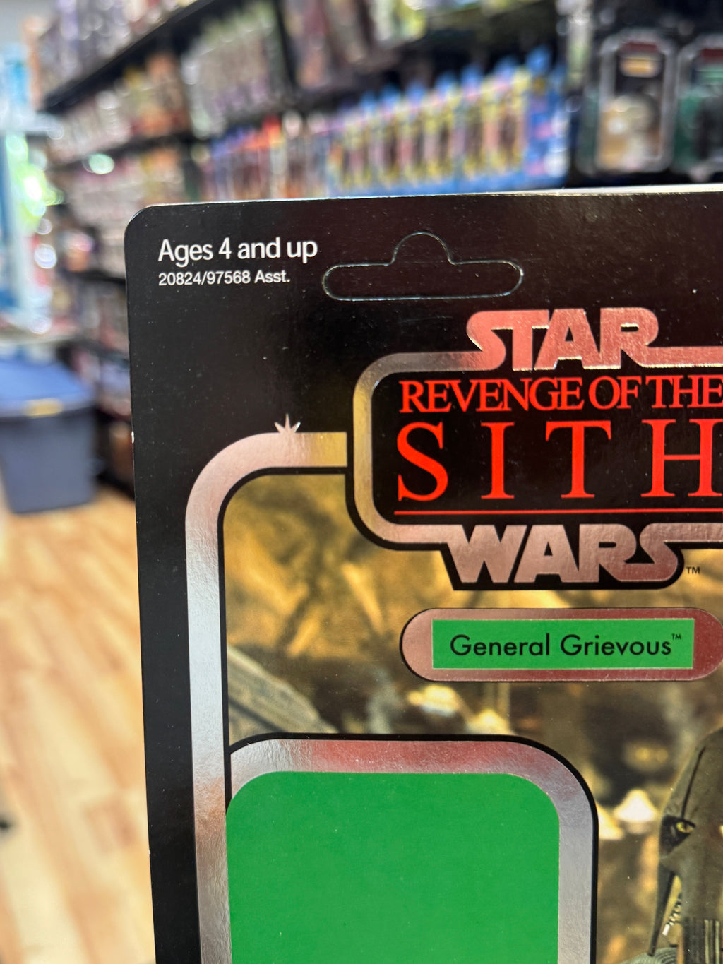 General Grievous Sith Proof Foil Card (Star Wars Vintage Collection, Hasbro) product image 10, provided for visual reference
