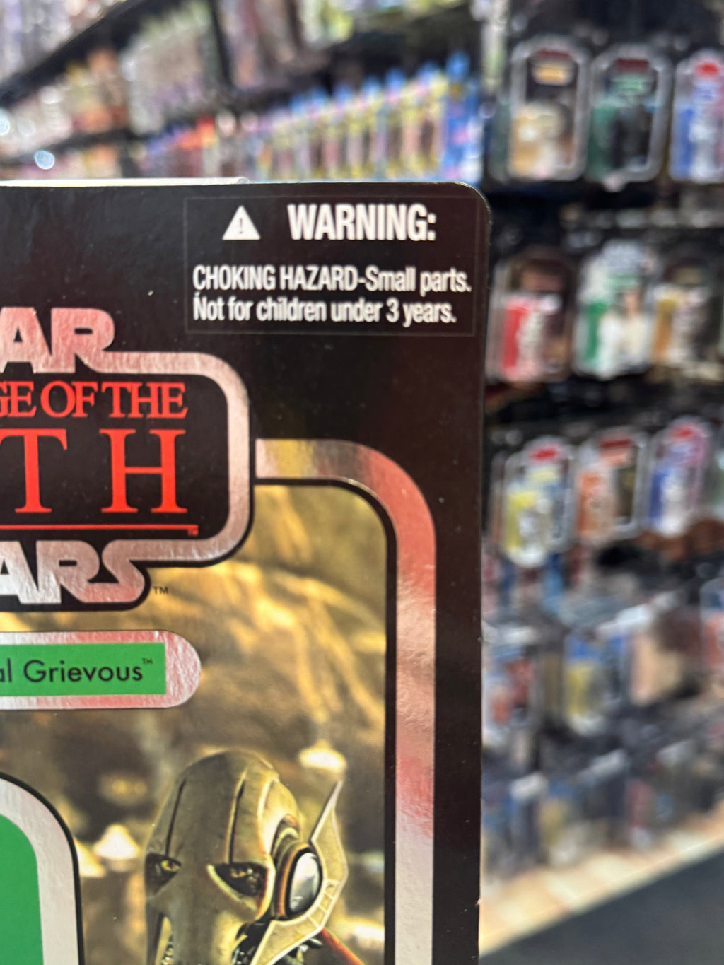 General Grievous Sith Proof Foil Card (Star Wars Vintage Collection, Hasbro) product image 9, provided for visual reference