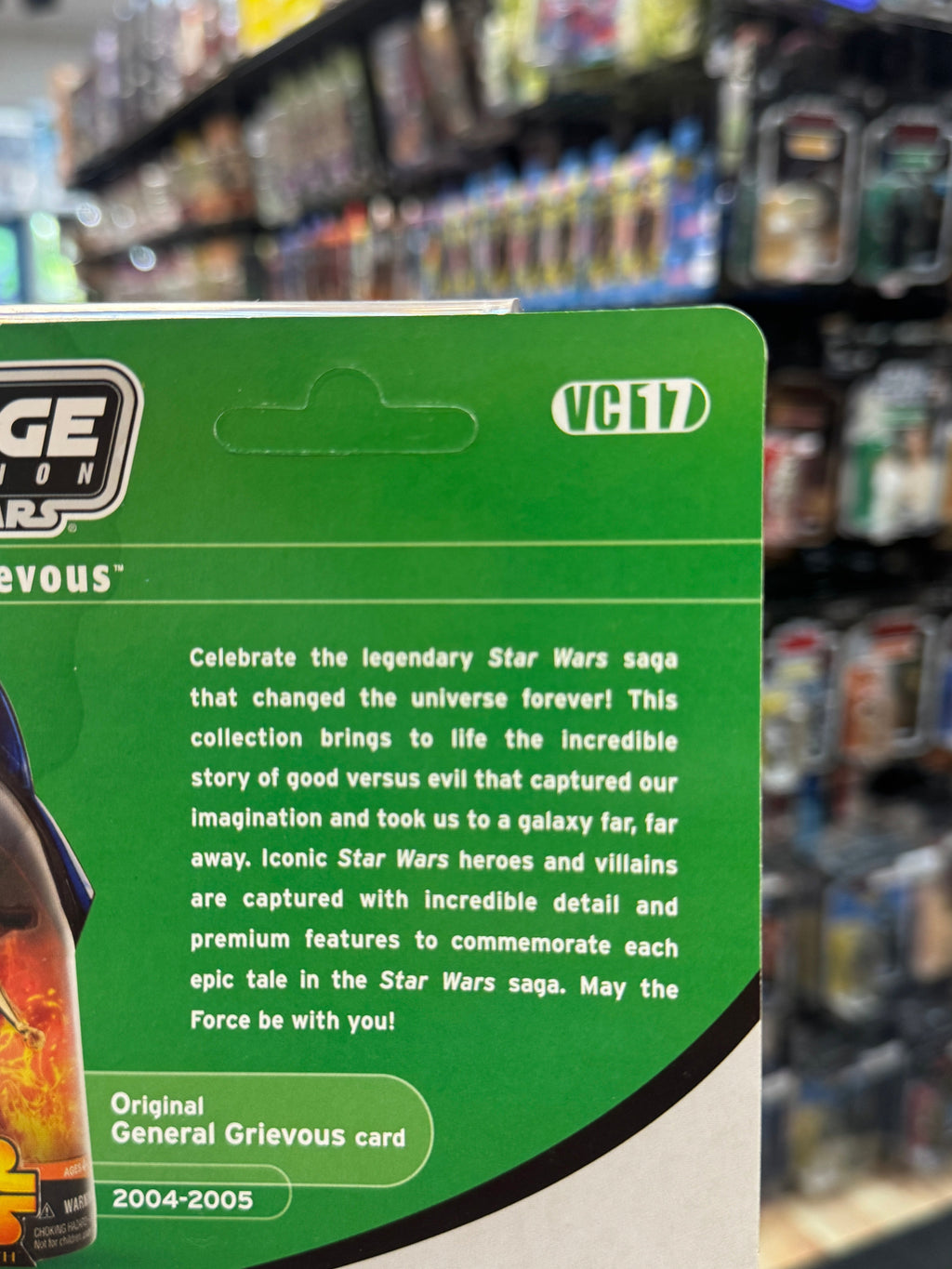 General Grievous Sith Proof Foil Card (Star Wars Vintage Collection, Hasbro) product image 6, provided for visual reference