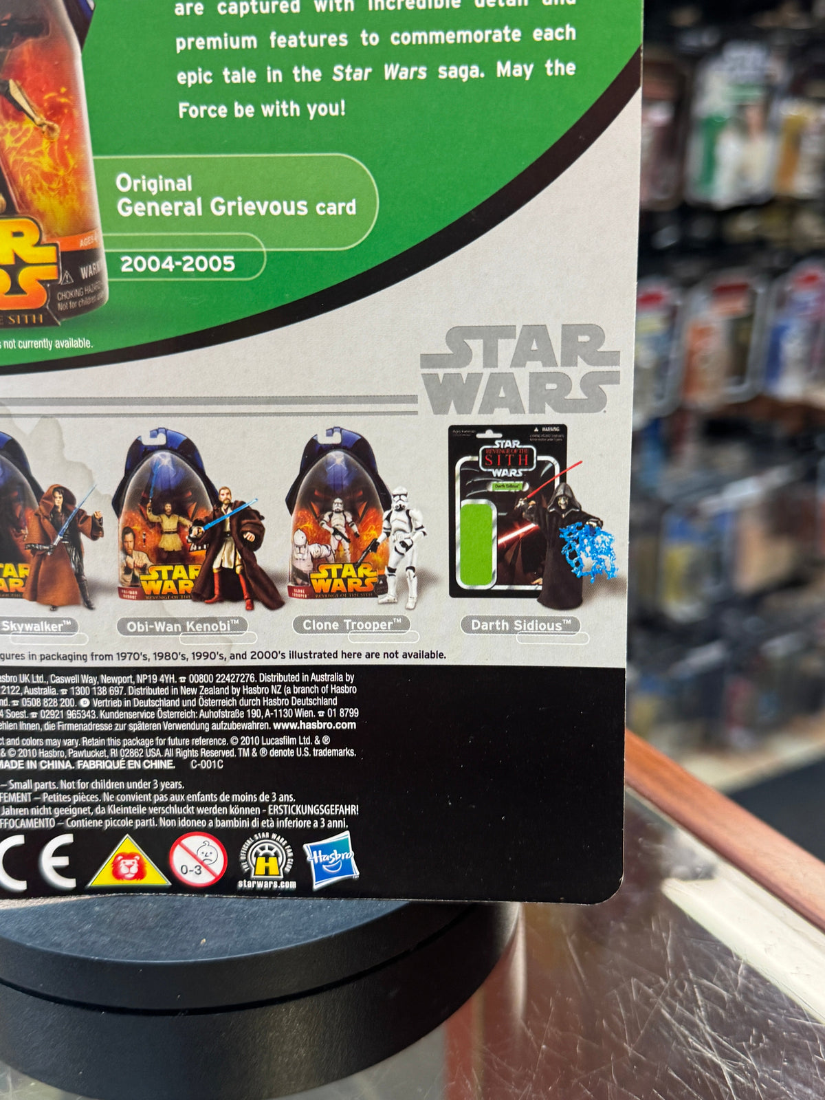 General Grievous Sith Proof Foil Card (Star Wars Vintage Collection, Hasbro) product image 3, provided for visual reference