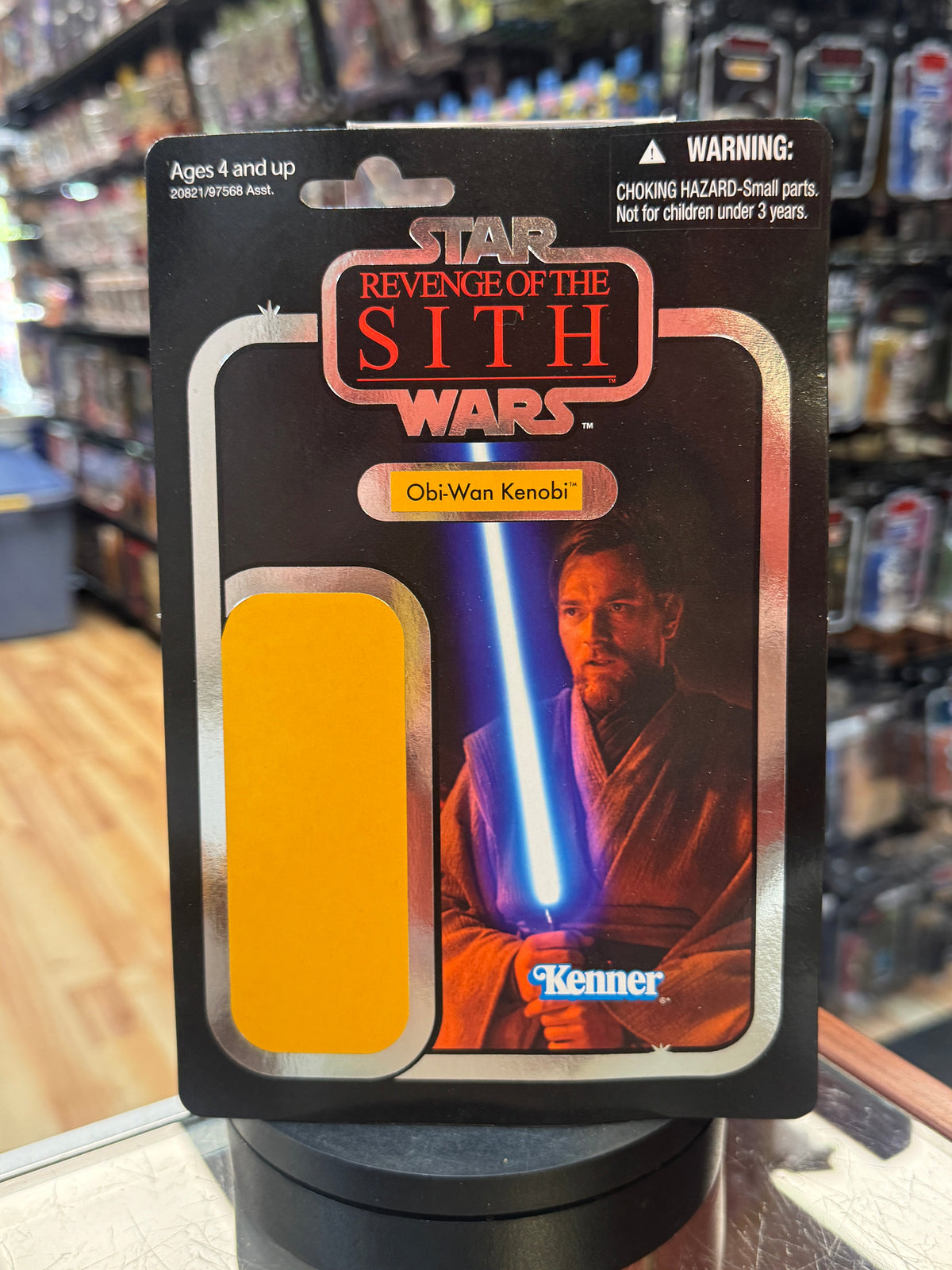 Obi Wan Kenobi Proof Foil Card (Star Wars Vintage Collection, Hasbro) product image 1, provided for visual reference and