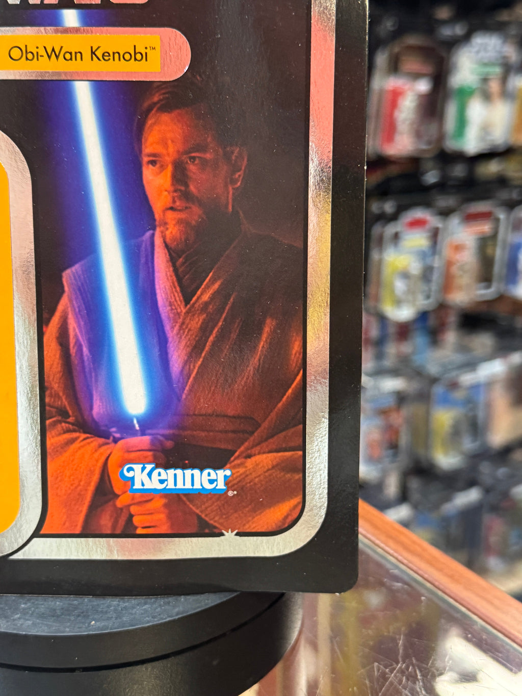 Obi Wan Kenobi Proof Foil Card (Star Wars Vintage Collection, Hasbro) product image 4, provided for visual reference and