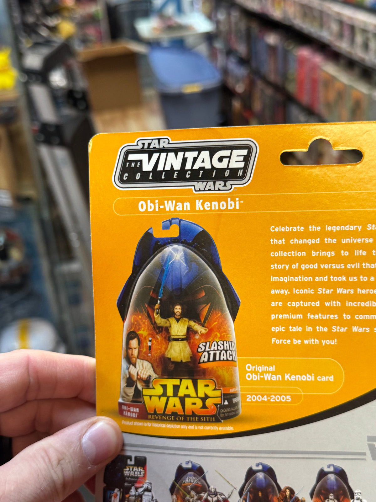 Obi Wan Kenobi Proof Foil Card (Star Wars Vintage Collection, Hasbro) product image 8, provided for visual reference and