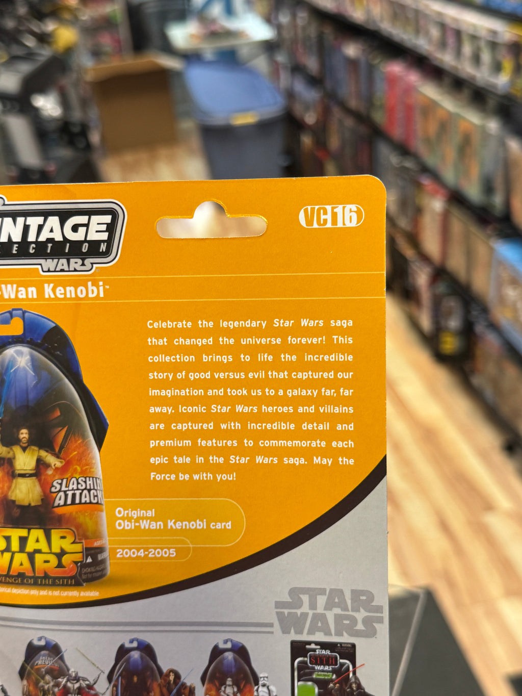 Obi Wan Kenobi Proof Foil Card (Star Wars Vintage Collection, Hasbro) product image 7, provided for visual reference and