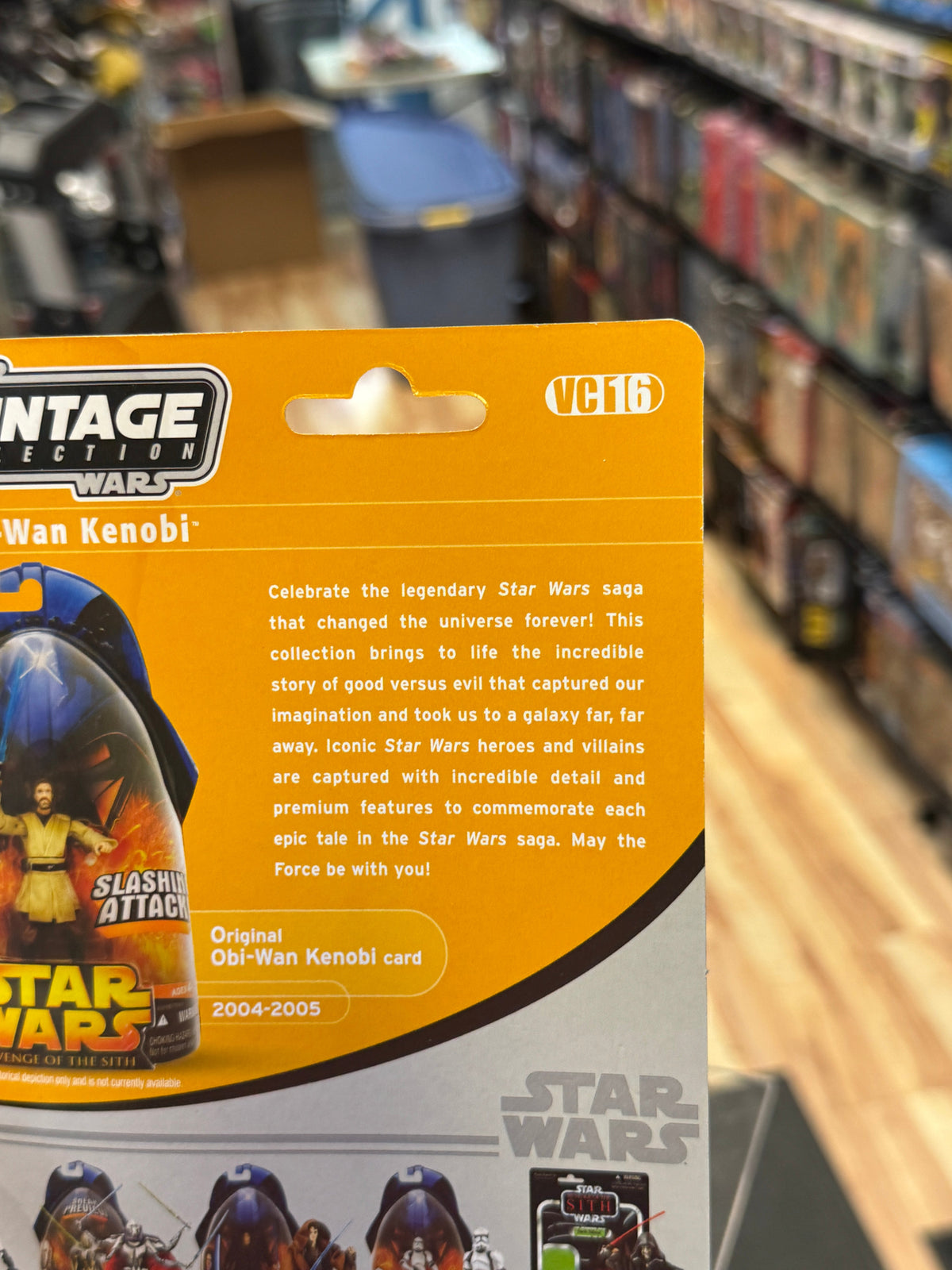 Obi Wan Kenobi Proof Foil Card (Star Wars Vintage Collection, Hasbro) product image 7, provided for visual reference and