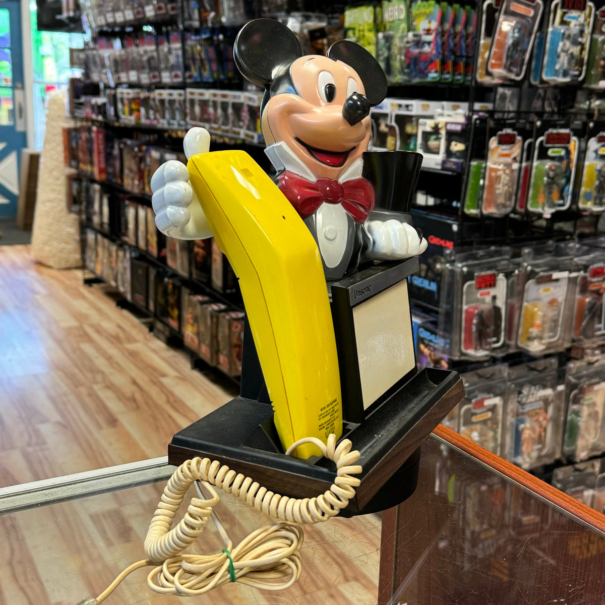 Mickey Mouse Top Hat Landline Phone (Vintage Unisonic, Disney) product image 2, provided for visual reference and product