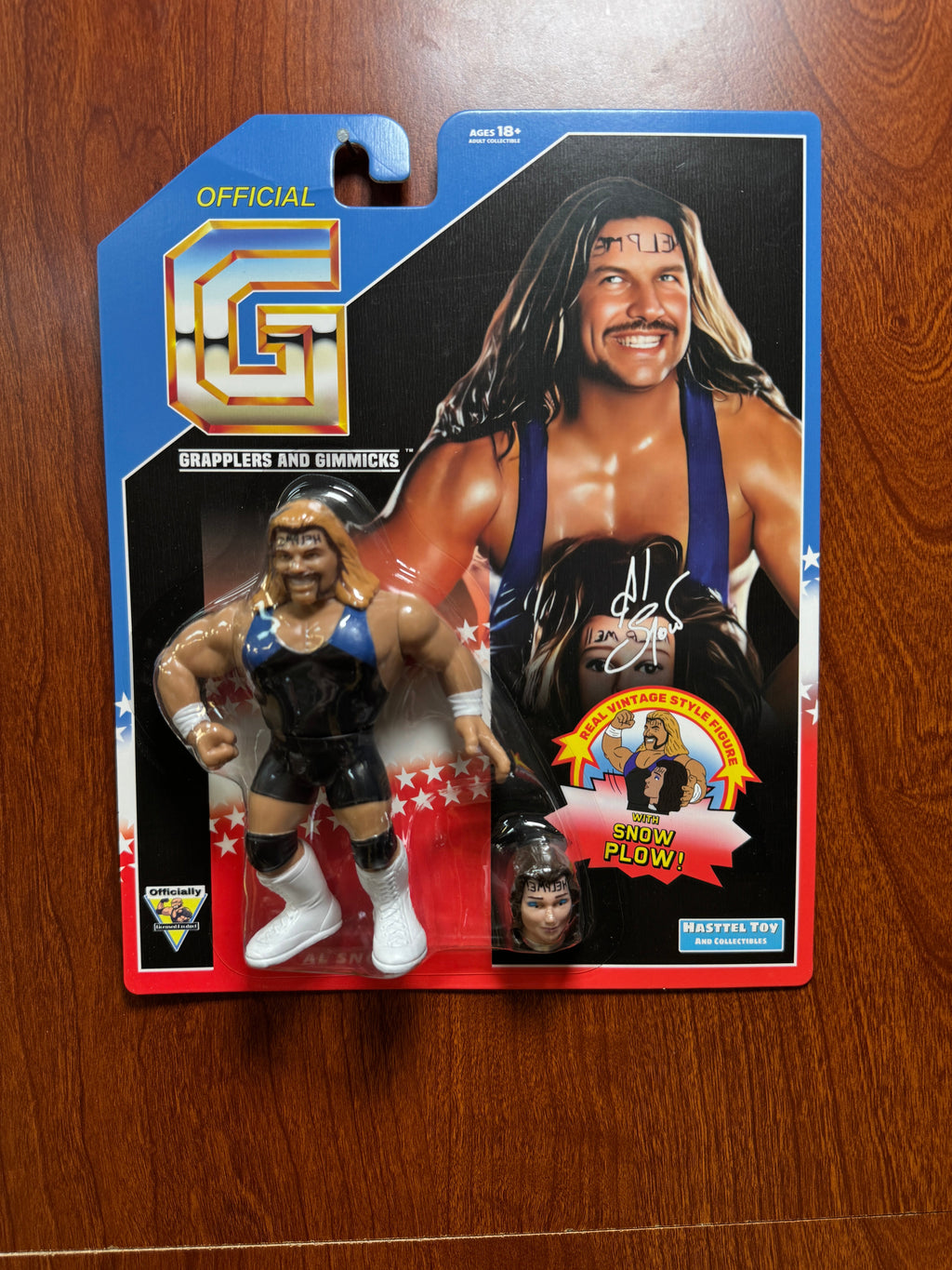 Al Snow with Head (Grapplers & Gimmicks WWF, Hasttel Toys) product image 2, provided for visual reference and product detail