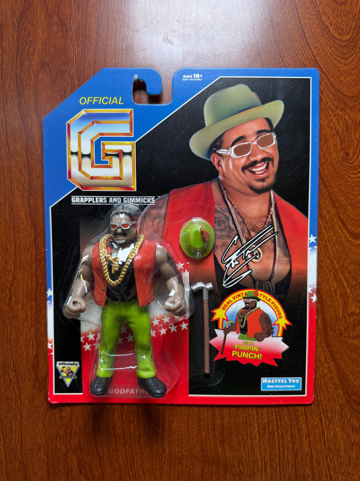 The Godfather (Grapplers & Gimmicks WWF, Hasttel Toys) product image 2, provided for visual reference and product detail