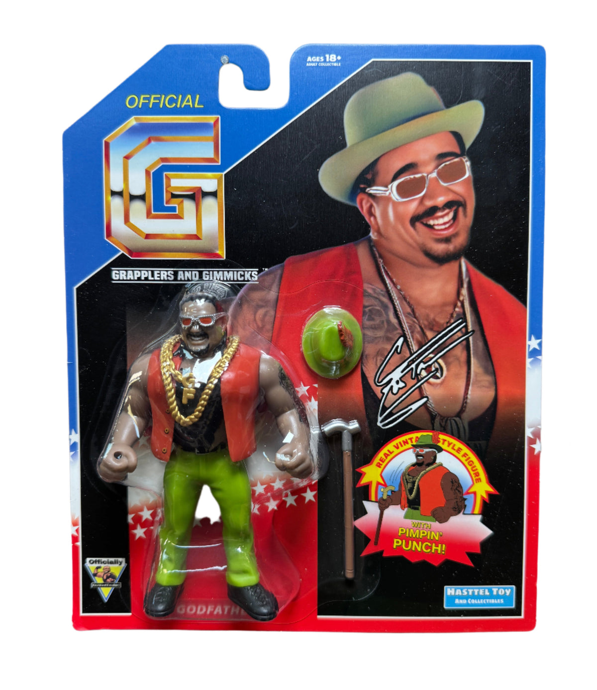 The Godfather (Grapplers & Gimmicks WWF, Hasttel Toys) product image 1, provided for visual reference and product detail
