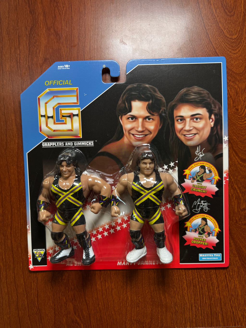 New Rockers: Al Snow & Marty Jannetty (Grapplers & Gimmicks WWF, Hasttel Toys) product image 2, provided for visual