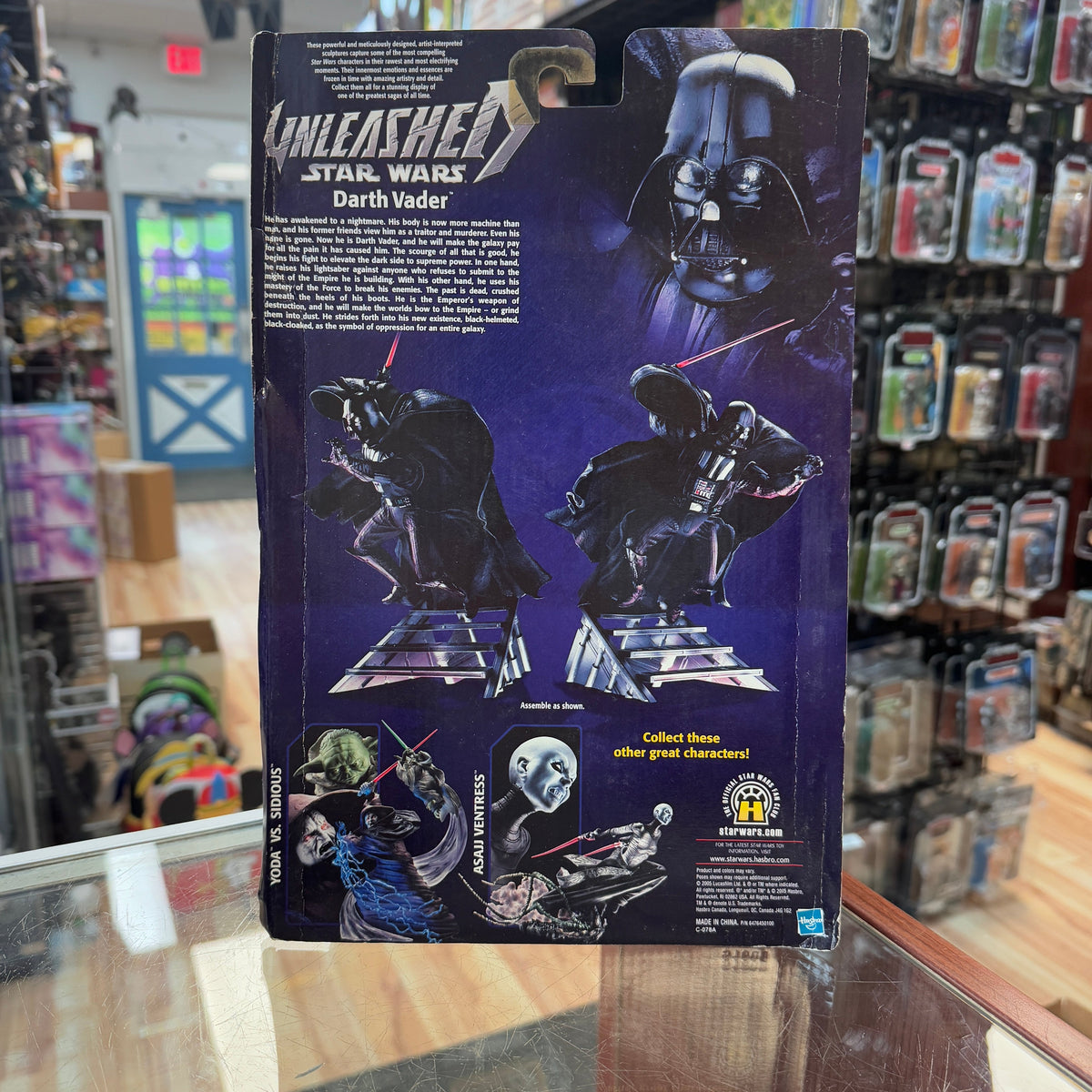 Darth Vader Unleashed (Star Wars, Hasbro) Sealed product image 4, provided for visual reference and product detail review