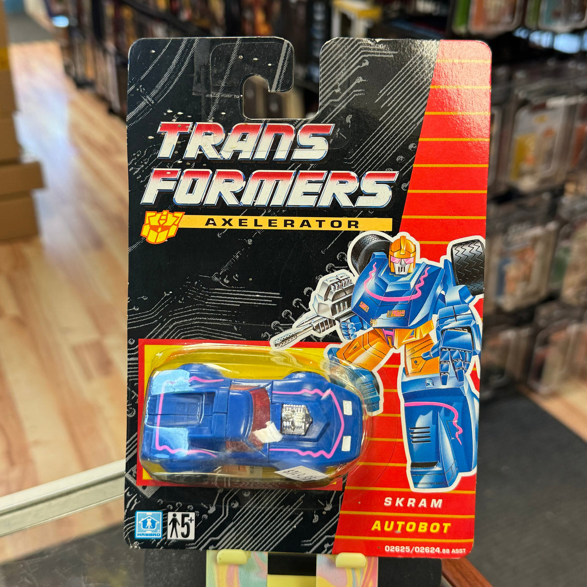 Skram Axelerator 6124 (Vintage Transformers G2, Hasbro) SEALED product image 1, provided for visual reference and product