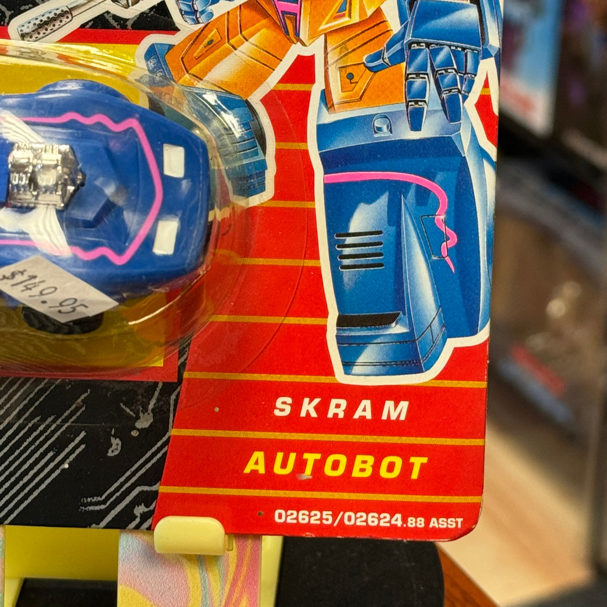 Skram Axelerator 6124 (Vintage Transformers G2, Hasbro) SEALED product image 2, provided for visual reference and product