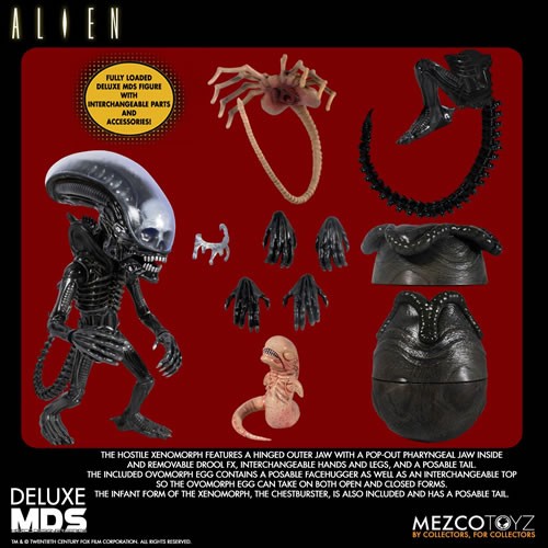 Xenomorph 7" Deluxe MDS Figure (Mezco, Aliens) product image 1, provided for visual reference and product detail review