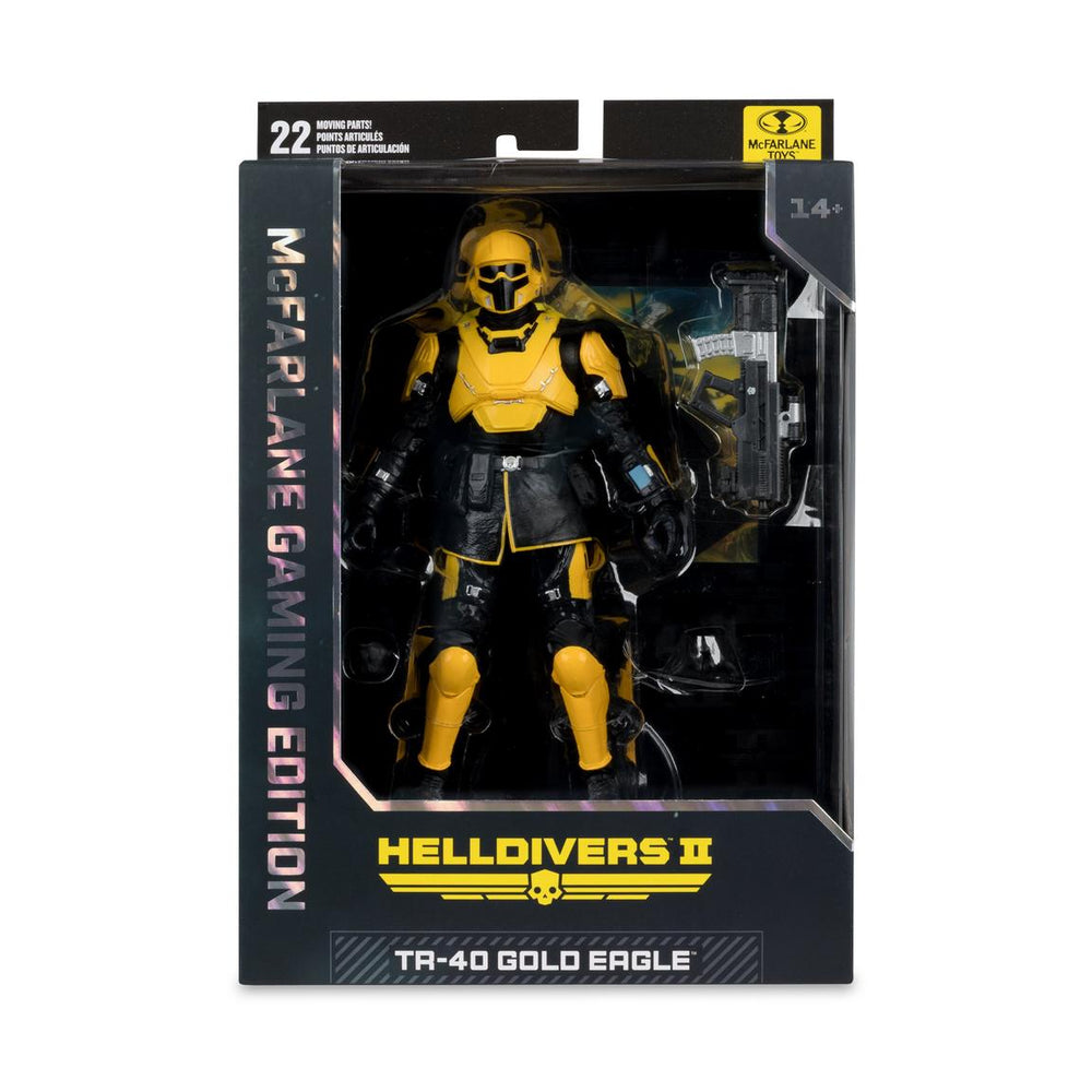 TR-40 Gold Eagle -GAMING EDITION- (Helldivers, McFarlane) *SEALED*
