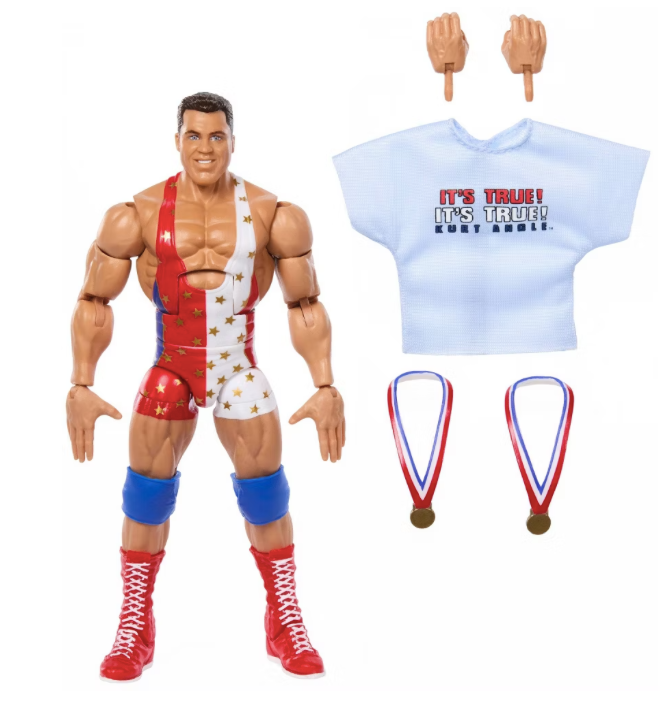 Kurt Angle Its True #24 (WWE Elite Legends, Mattel) product image 2, provided for visual reference and product detail review