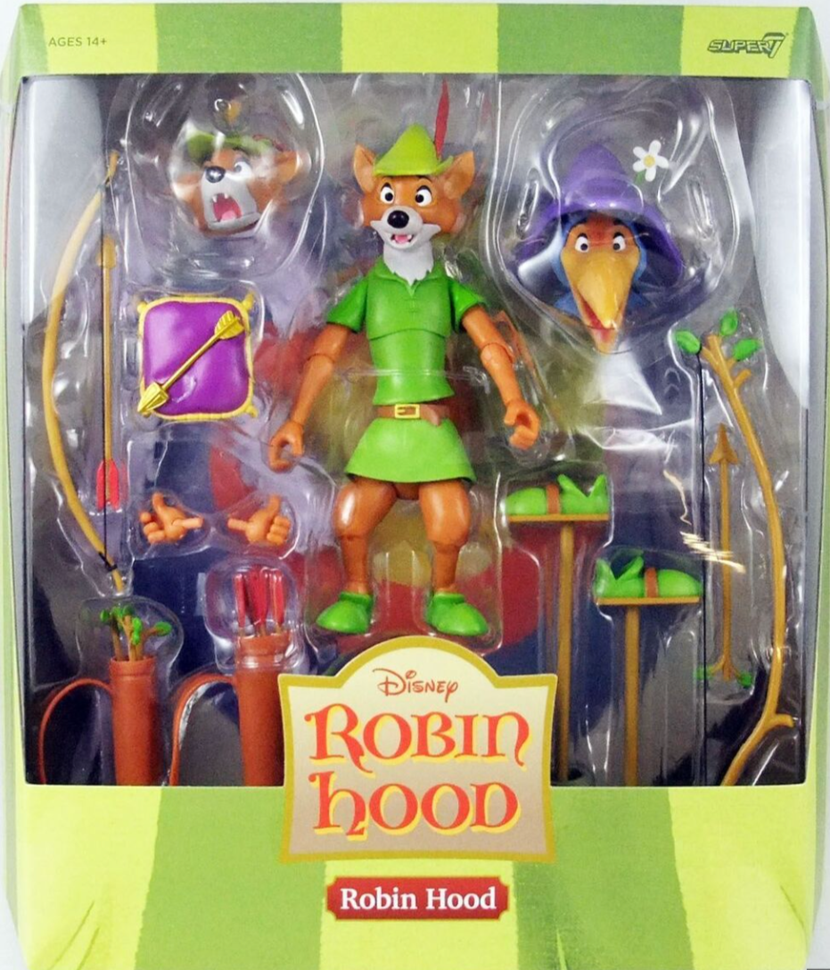 Robin Hood (Super7 Ultimates, Walt Disney) SEALED product image 1, provided for visual reference and product detail review