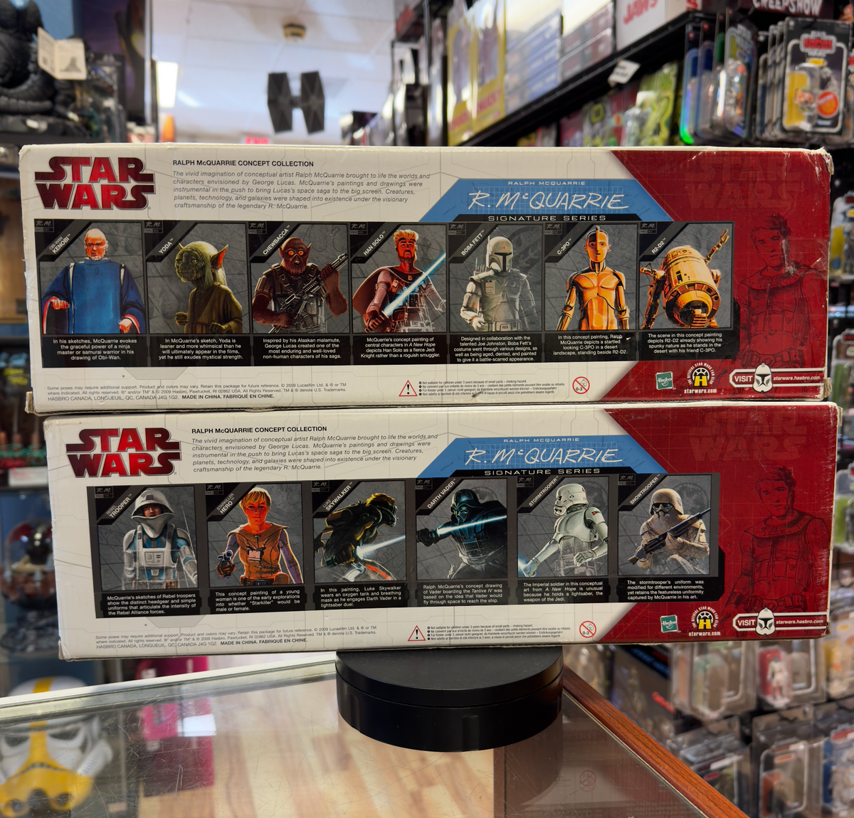 R.McQuarrie 2 Pack Signature Series 7407 (Star Wars Saga, Hasbro) SEALED product image 3, provided for visual reference and