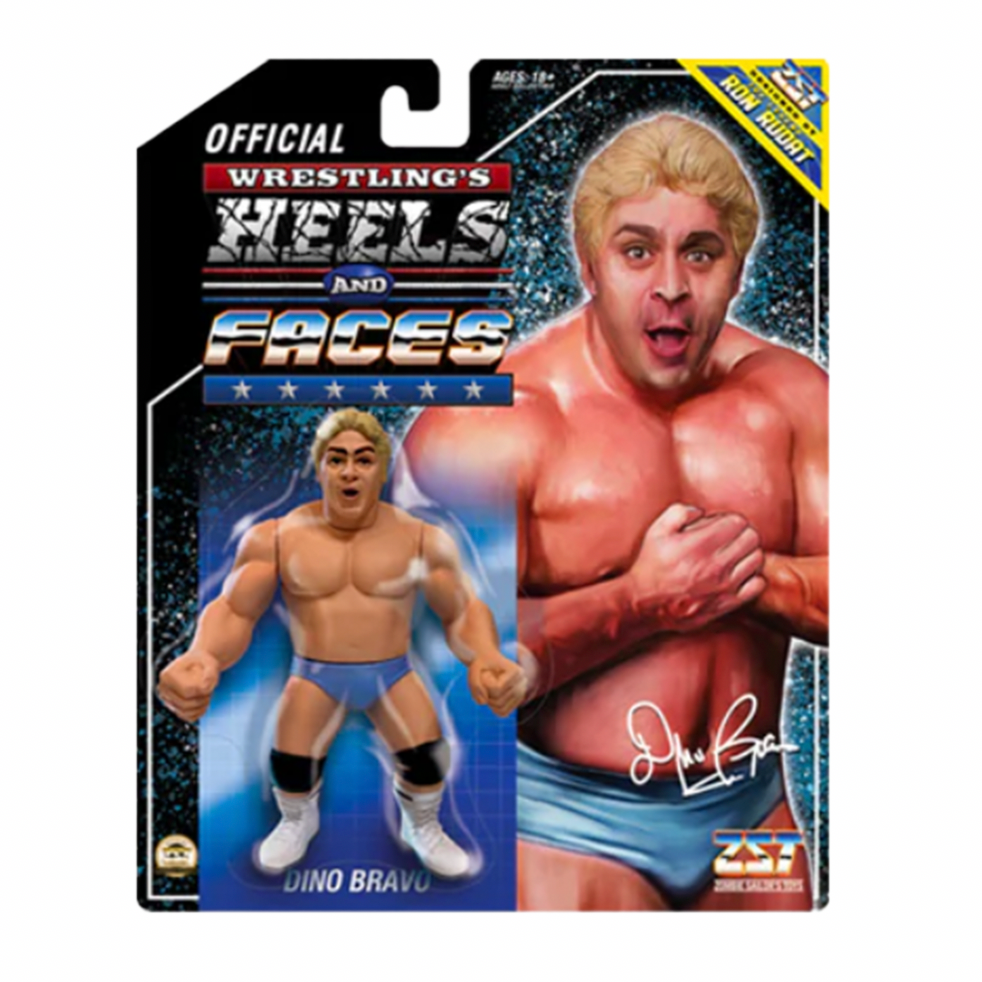 Dino Bravo (ZST Heels & Faces, WWE) *Sealed* product image 1, provided for visual reference and product detail review