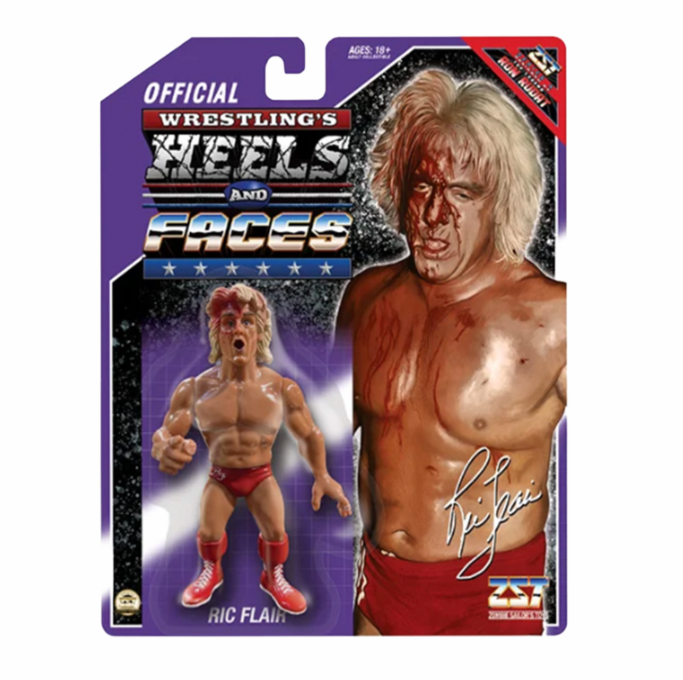 Bloody Ric Flair (ZST Heels & Faces, WWE) *Sealed* product image 1, provided for visual reference and product detail review