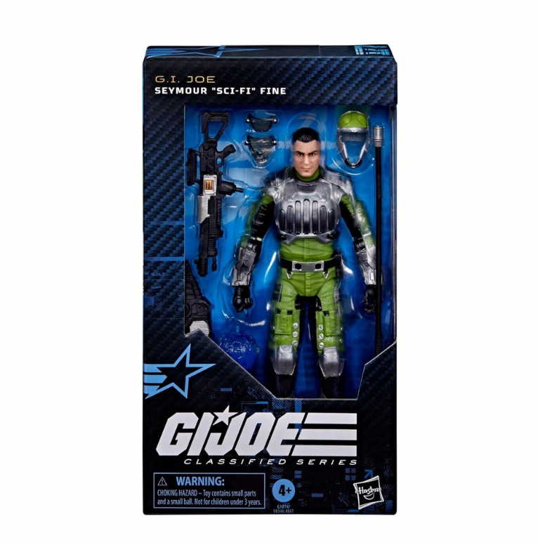 Seymour "Sci-fi" Fine #177 (GI Joe Classified, Hasbro) SEALED product image 1, provided for visual reference and product