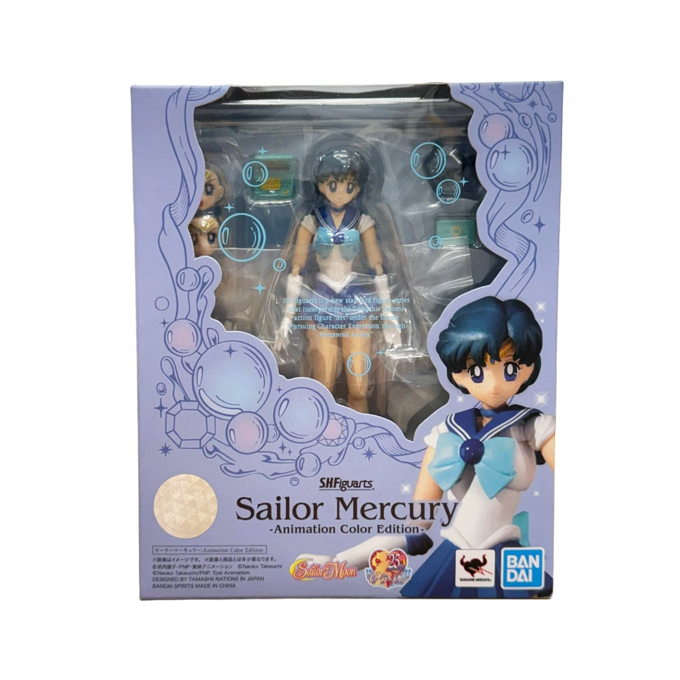 Sailor Mercury -Animation Color Edition- (Bandai SH Figuarts, Sailor Moon) *SEALED* product image 1, provided for visual