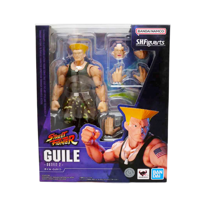 Guile Outfit 2 (Bandai SH FIguarts, Street Fighter) *SEALED* product image 1, provided for visual reference and product