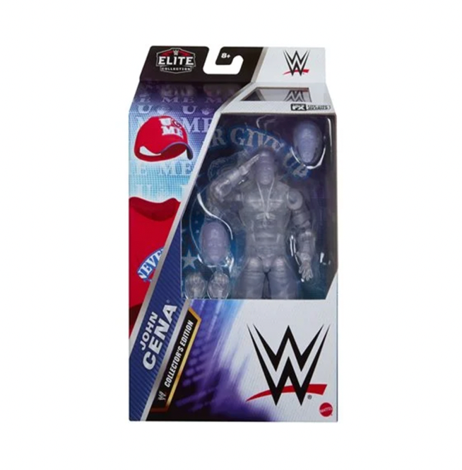 Transparent John Cena -Exclusive- (WWE Elites, Mattel) SEALED product image 1, provided for visual reference and product